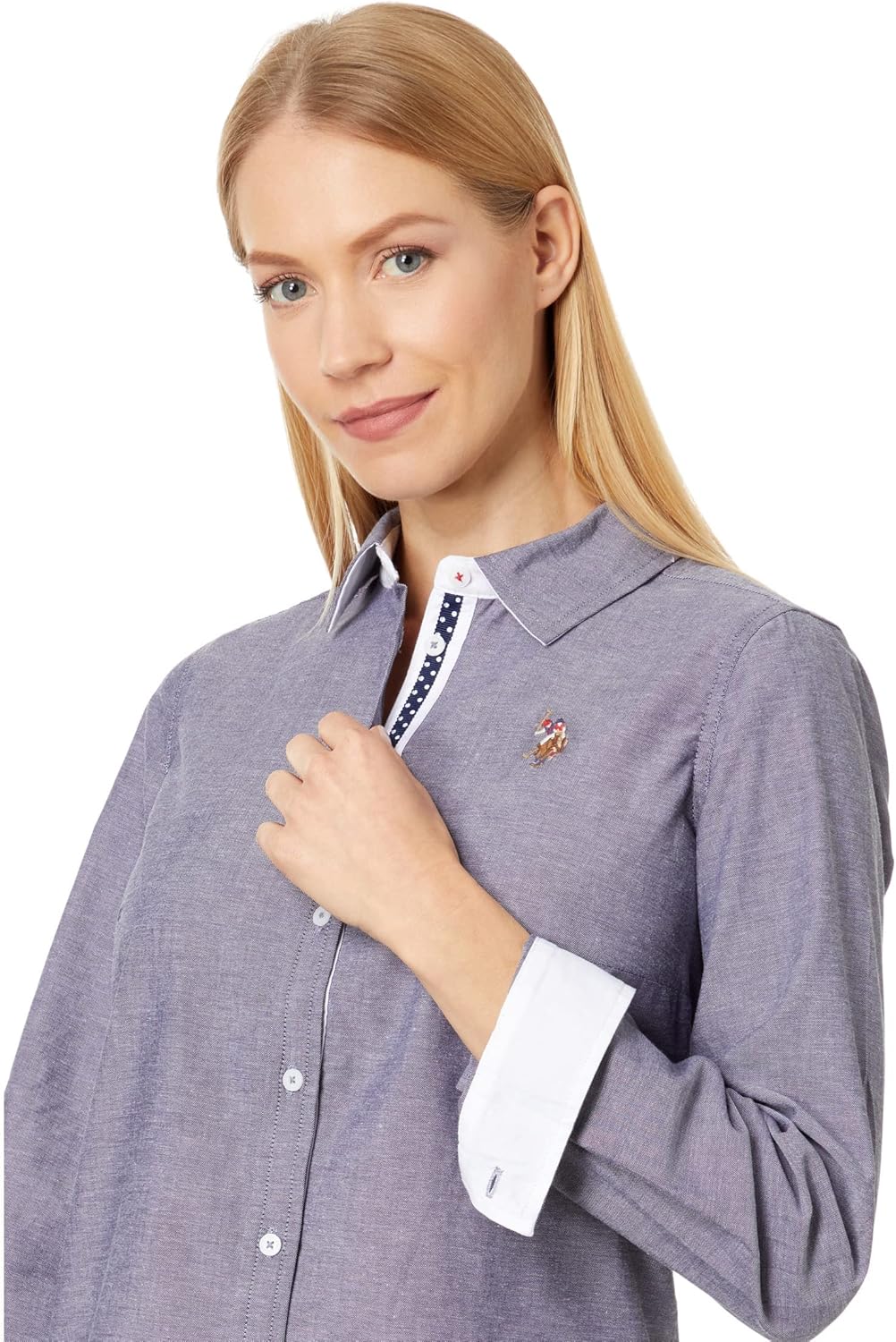 MULTI TONAL SMALL LOGO OXFORD SHIRT - Image 3