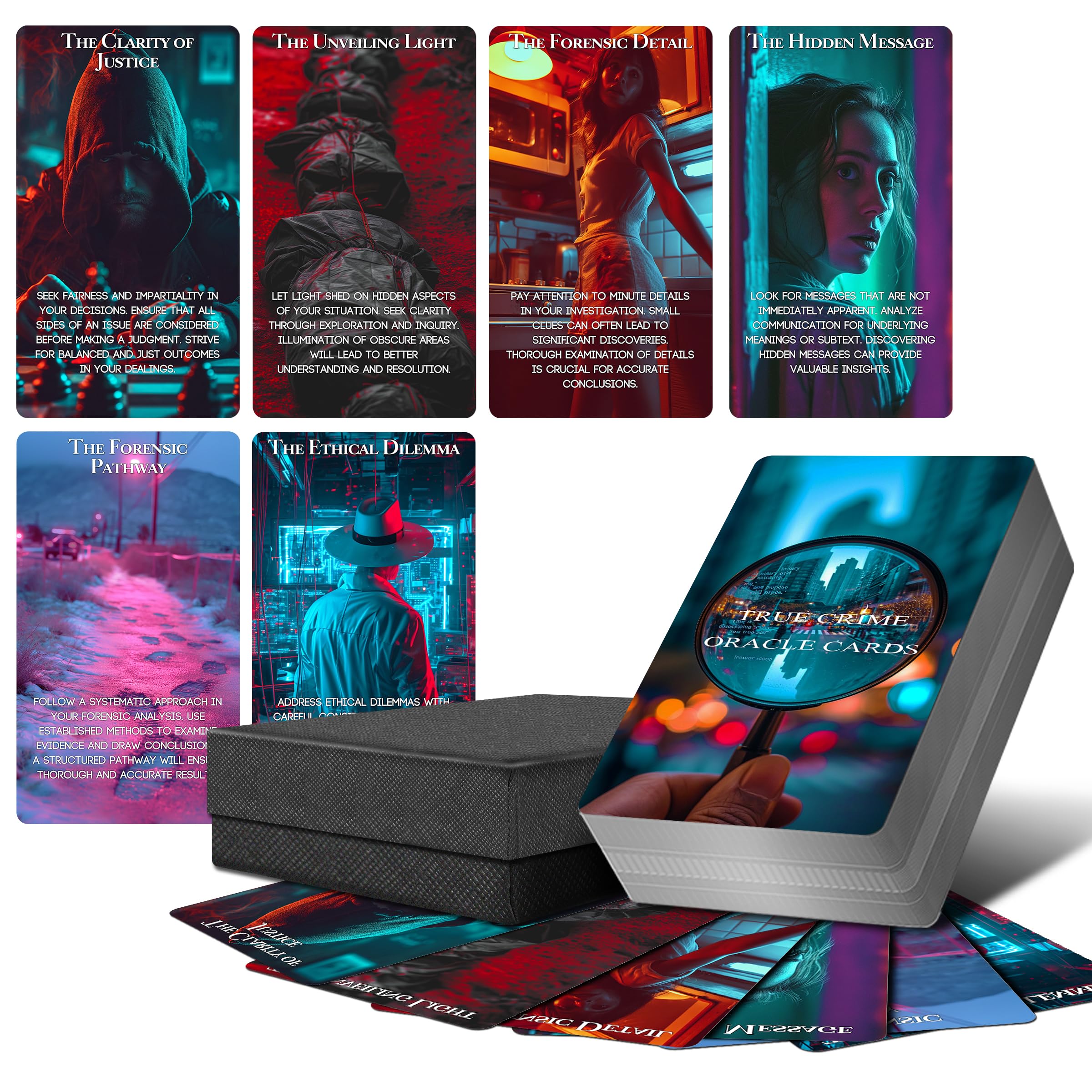 Amazon.com: ZZBUY True Crime Oracle Cards, Conspiracy Theory