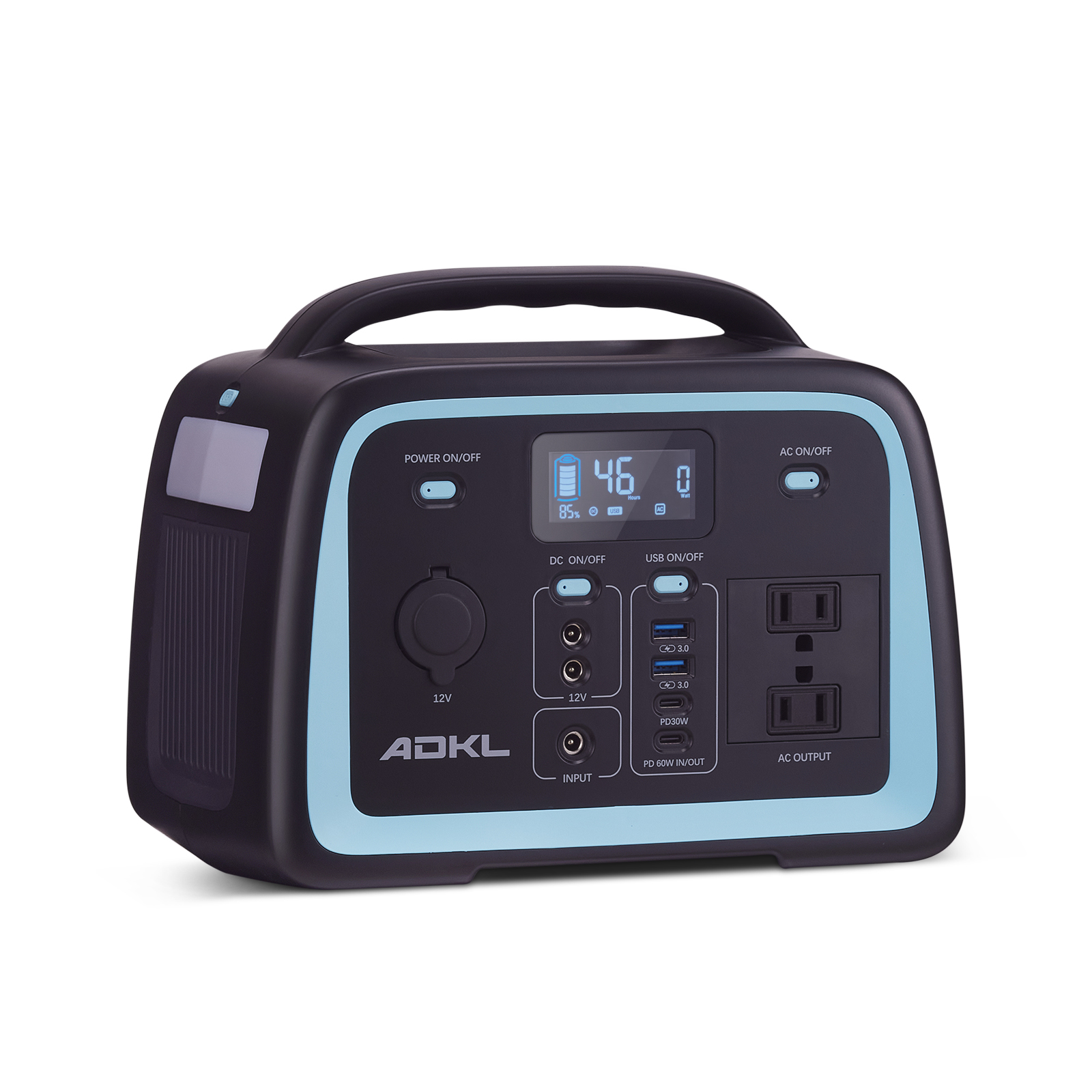 Amazon.co.jp: ADKL ポータブル電源 ポータブルバッテリー 大 