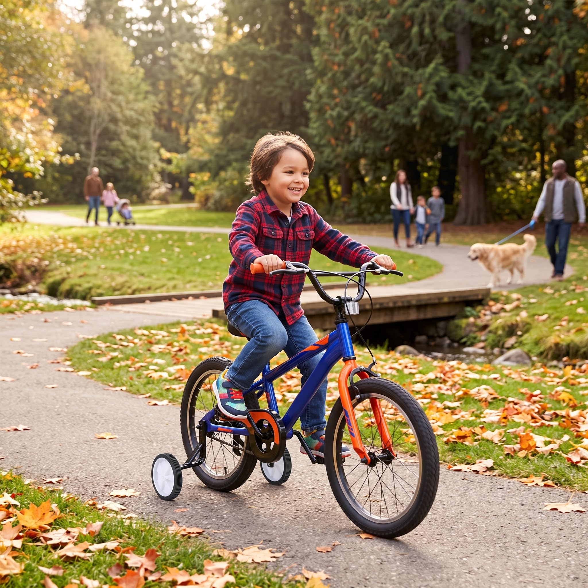 Ruedas de entrenamiento de ciclismo, altamente compatibles, carga de 100 kg, ruedas de entrenamiento ajustables y resistentes para bicicleta de niños de 18 a 24 pulgadas para principiantes (negro)