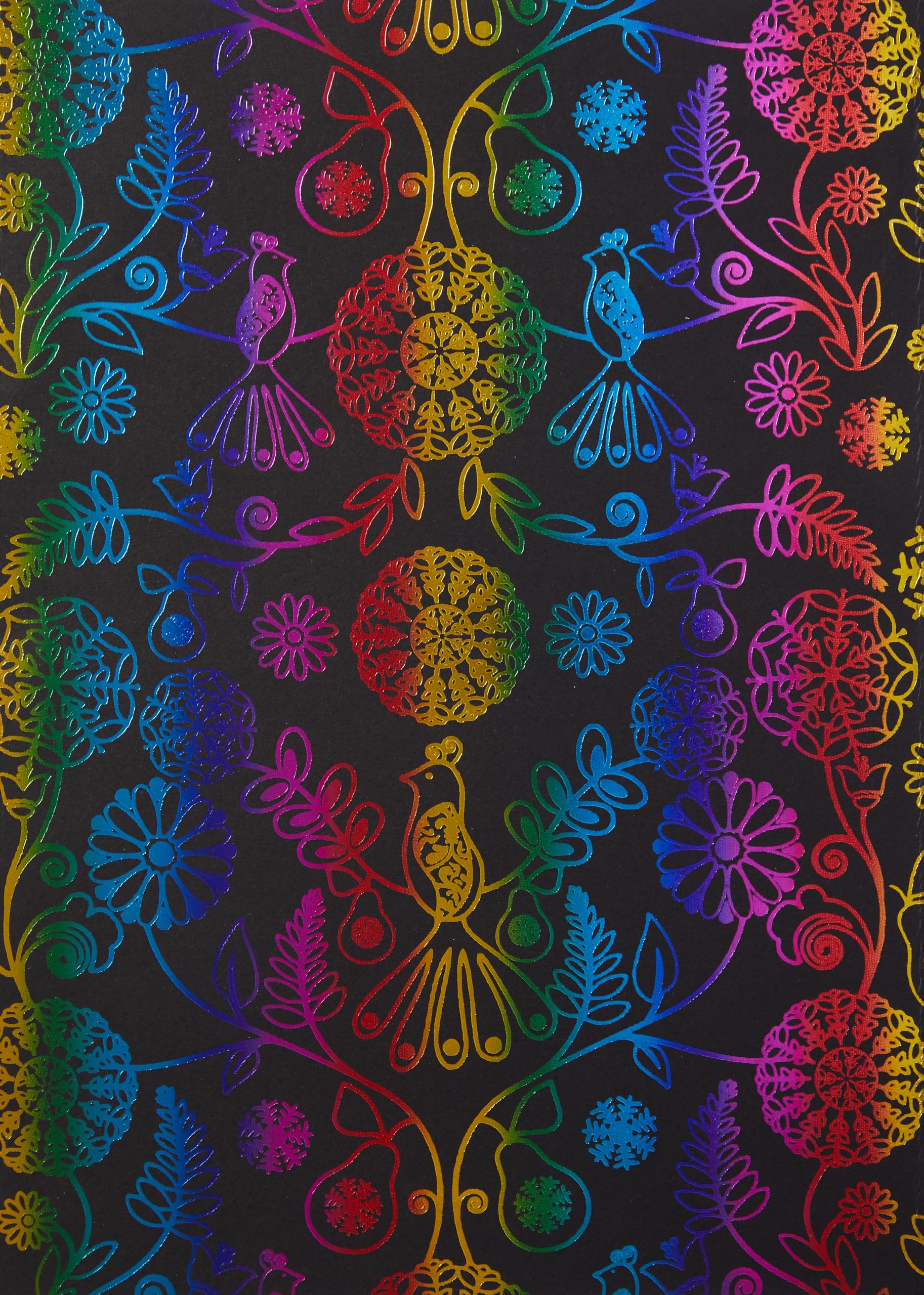SPRINGBOARD SUPPLIES 11022, Rainbow Peacock (Black Card) - Image 2