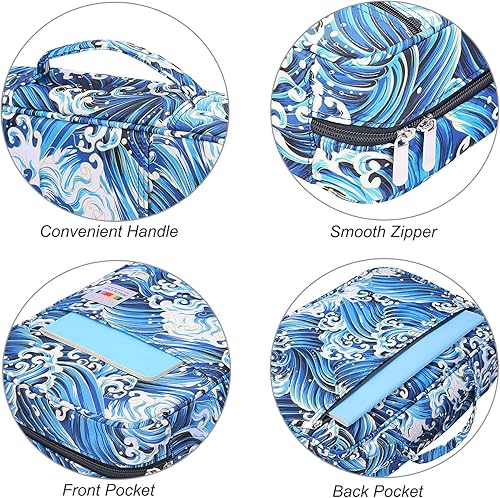 Miniatura 5 de BOMKEE Estuche para lápices de gran capacidad para adultos, 304 ranuras, estuche para lápices, estuche organizador de bolígrafos con múltiples