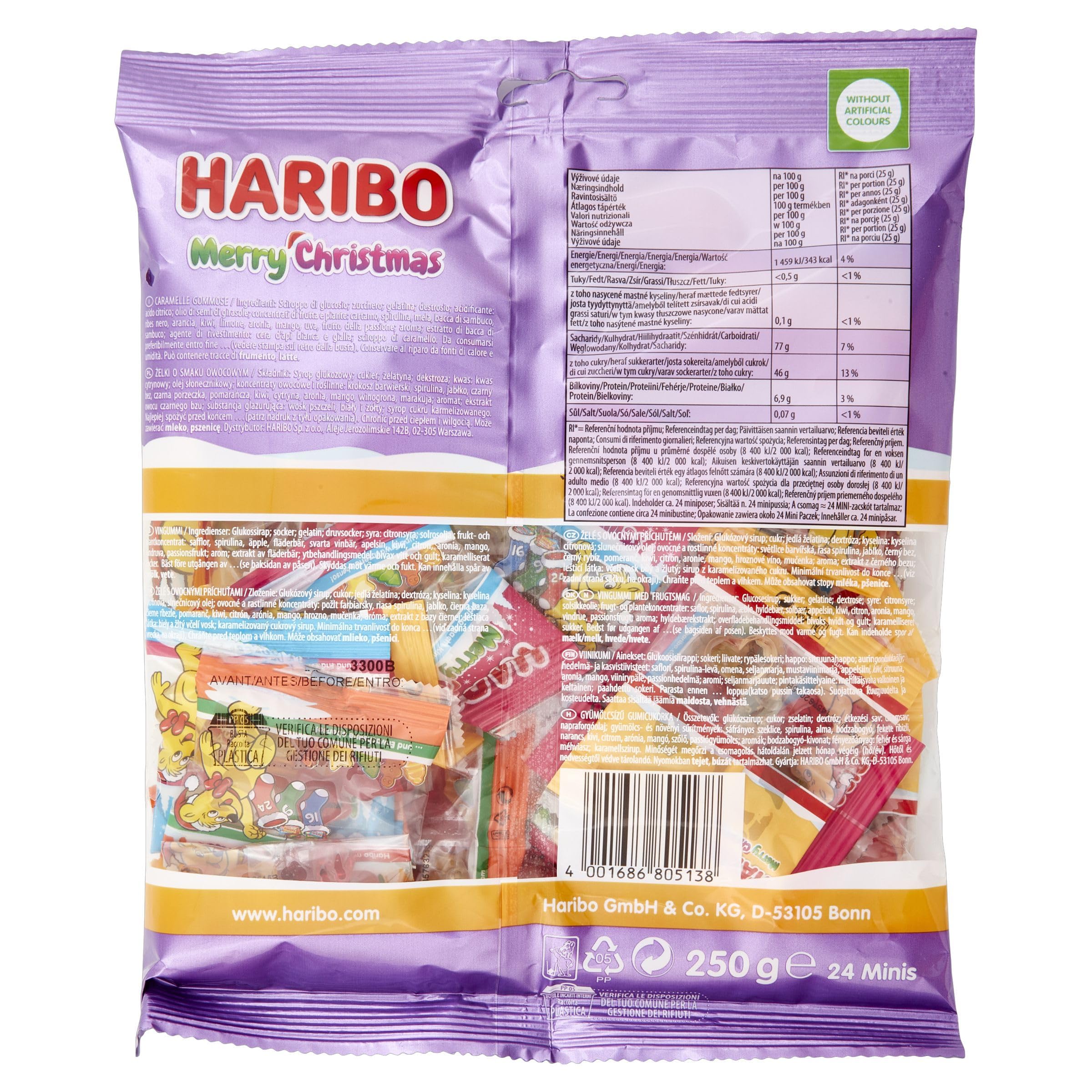 Haribo Christmas Mini Maxi 250 g