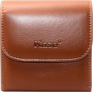 Kase 5 Pocket Filter Storage/Travel Hard Case w Carabiner & Magnetic Closure Holds up to 82mm Filters