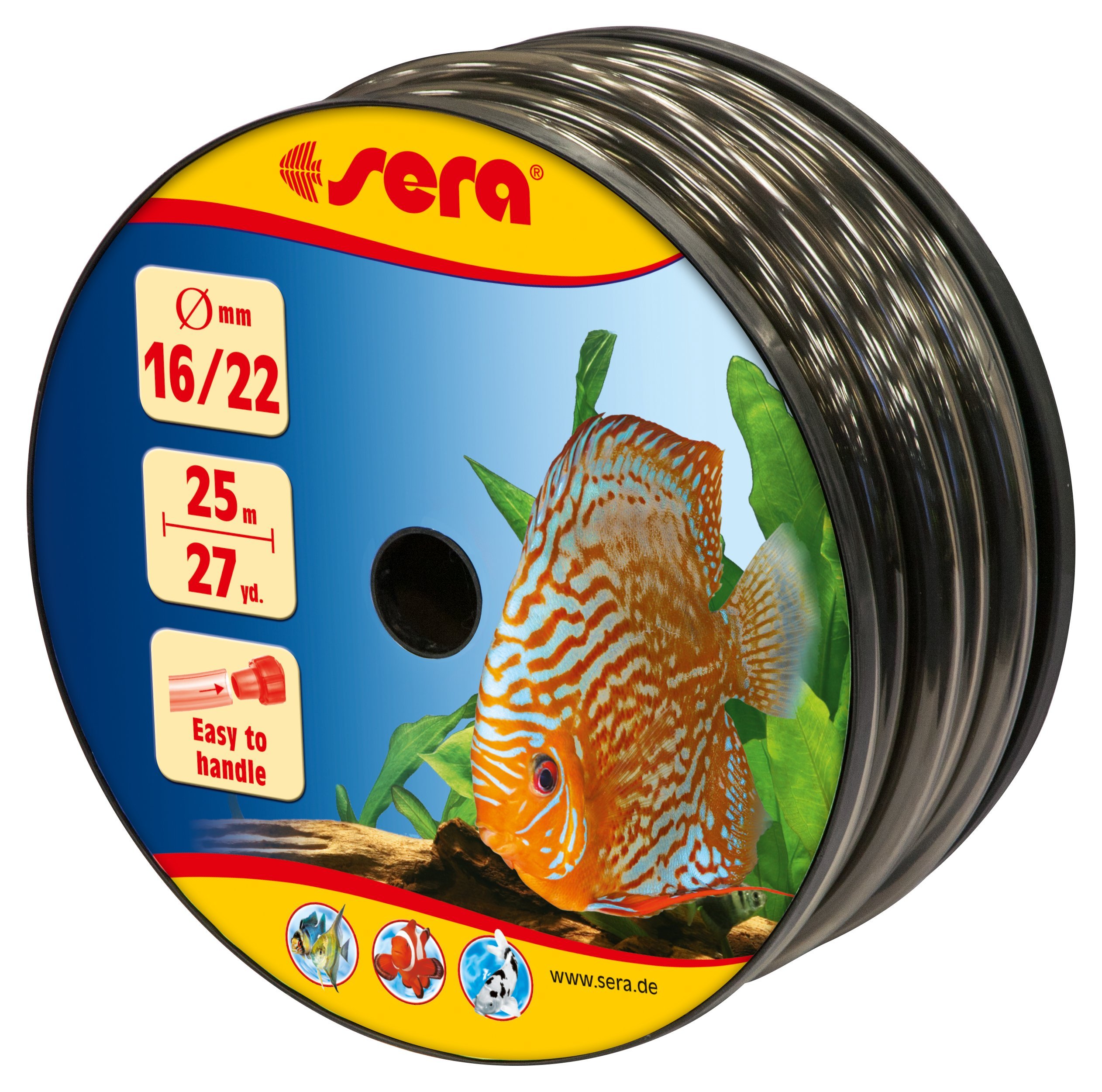 Sera Hose 16/22 25 m Grey
