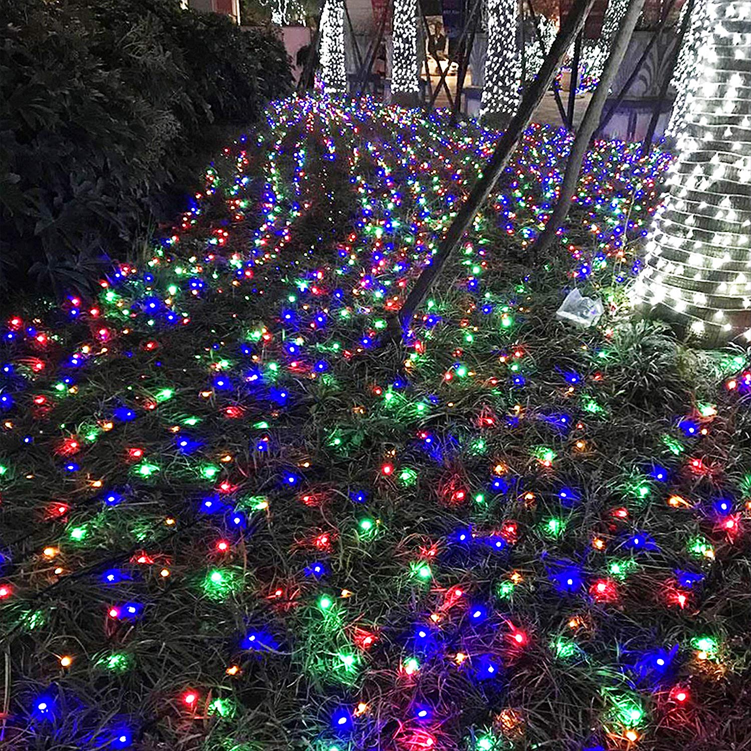 HENGMEI Łańcuch świetlny LED, 80 m, zasłona świetlna, 8 trybów świecenia, IP44, wodoodporny, do użytku wewnątrz i na zewnątrz, do dekoracji pokoju, na Boże Narodzenie, Halloween
