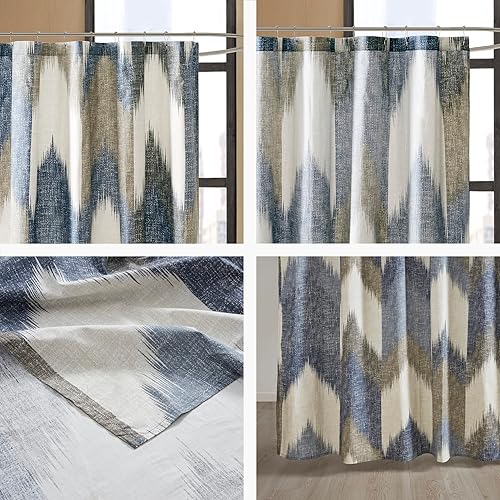 Miniatura 5 de InkIvy Alpine - Cortina de ducha impresa de algodón