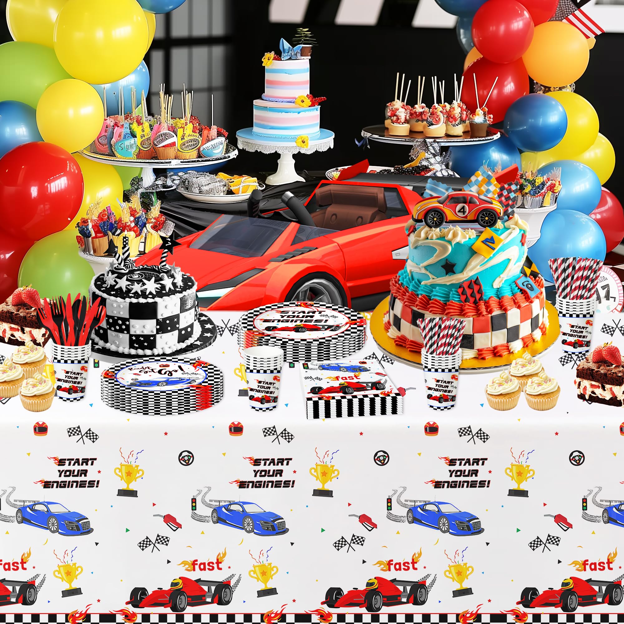 Vajilla De Fiesta De Halloween - 41 Piezas Para 10 Personas, Incluye Platos, Vasos, Servilletas Y Mantel, Desechable Y Decorativa