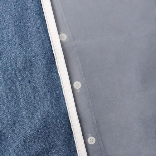 Miniatura 3 de Kntiwiwo Bolsas de ropa de 60 pulgadas para almacenamiento (juego de 12) bolsa protectora de traje a prueba de polvo con cremallera para vestidos