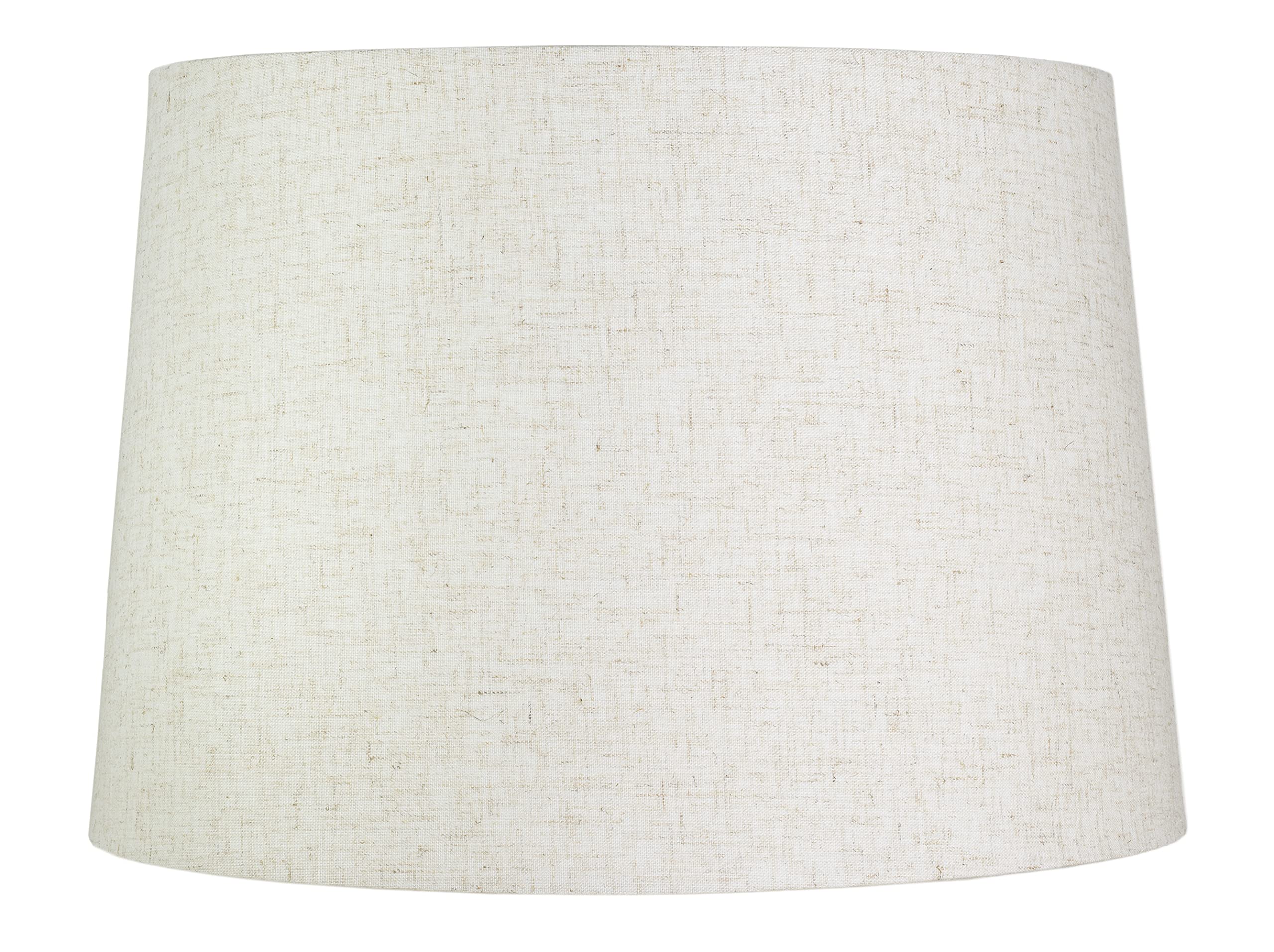 Urbanest French Drum Lampshade, 14-inch By 16-inch By 11-inch, Spider-washer Fitter (Cottage)