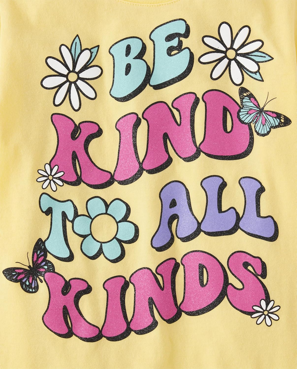 The Children's Place Girls Trends,Icons Short Sleeve Graphic T-Shirts,4 Pack - Image 5