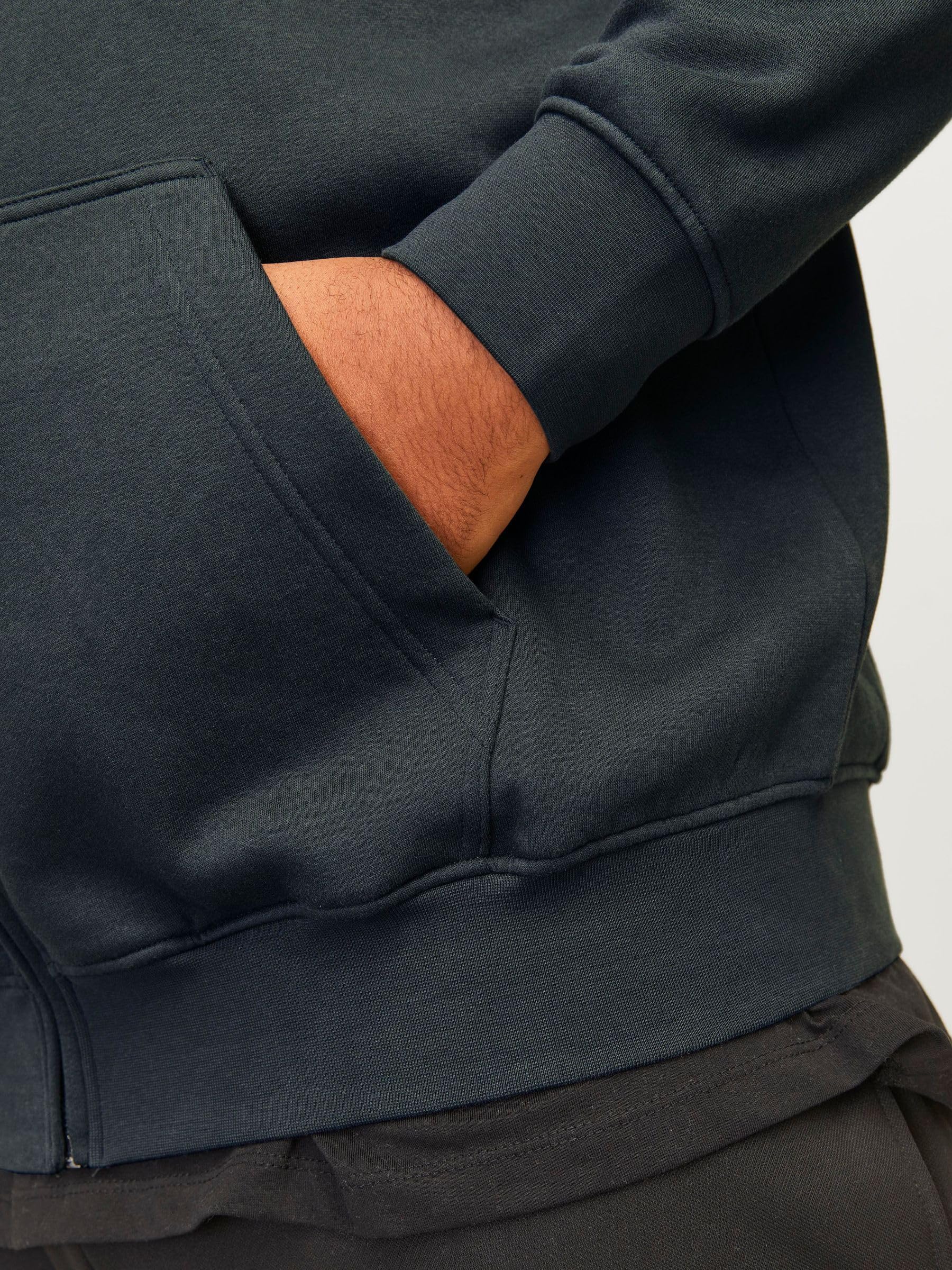 JACK & JONES Jorvesterbro Sudadera con Cremallera Noos Pls Sudadera con Capucha Hombre