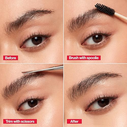 Miniatura 4 de Revlon Designer Series - Juego de cejas para recortar y dar forma a cejas con tijeras y cepillo de carrete, fácil de usar en casa o sobre la marcha,