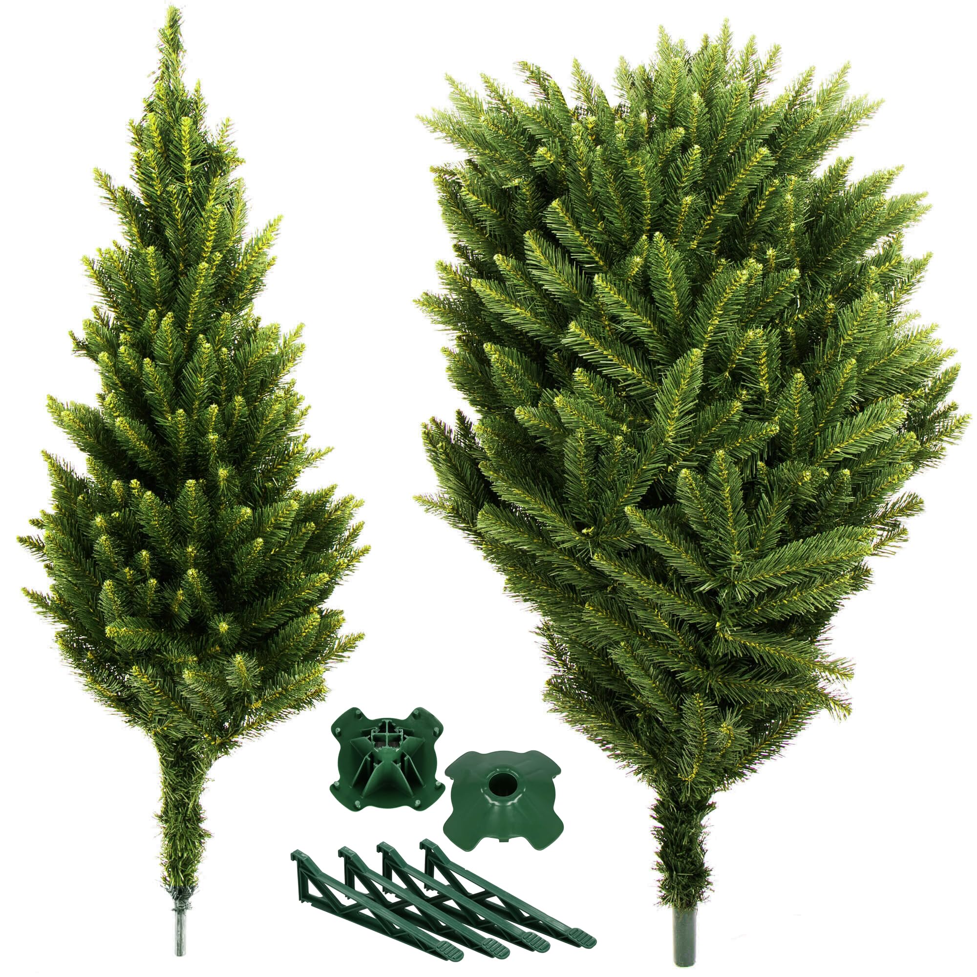 Albero Di Natale Artificiale SPRINGOS Abete Premium 220 Cm Con Supporto Metallico - 5
