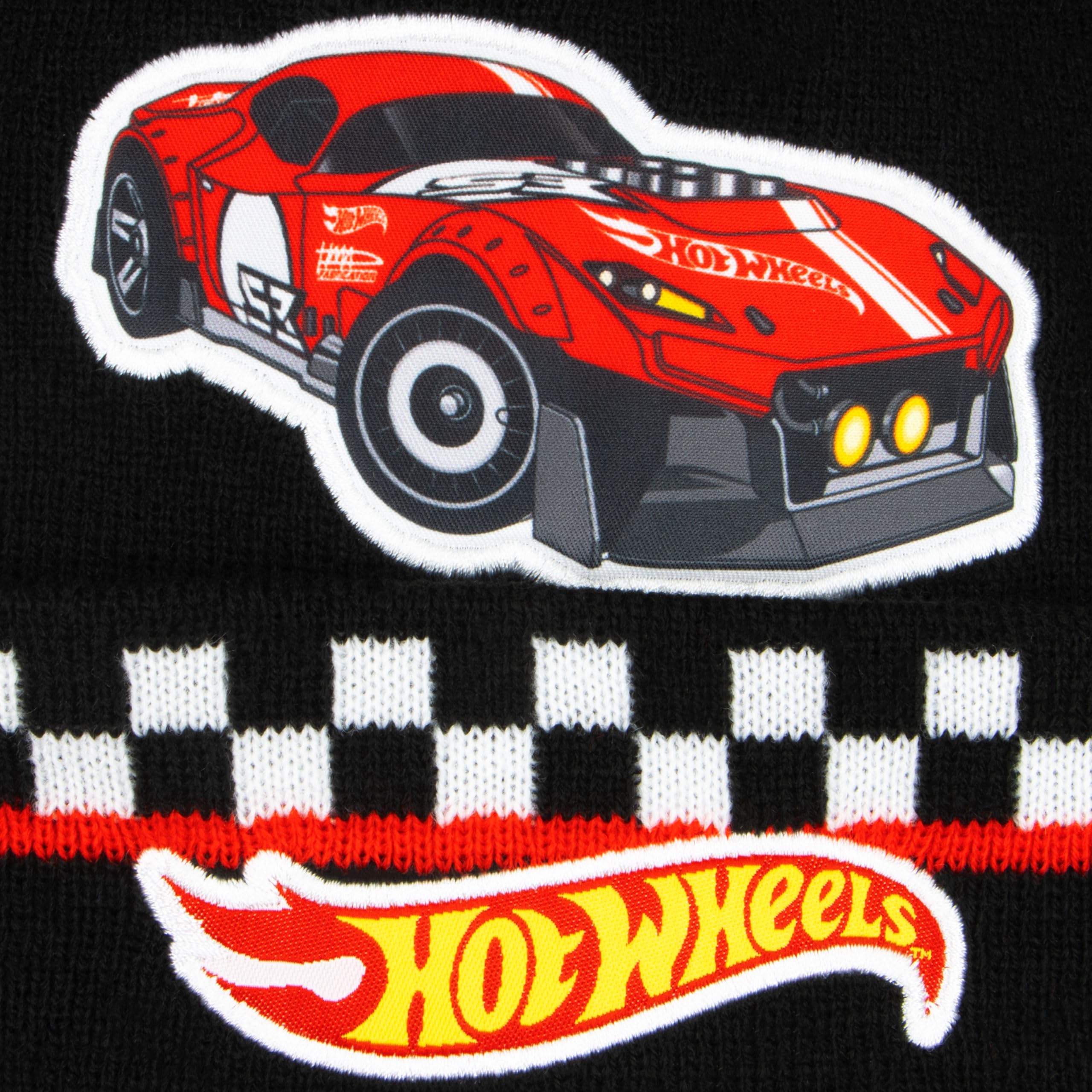 Hot Wheels Guantes E Gorra Niño | Guantes Niño Invierno | One Size Negro