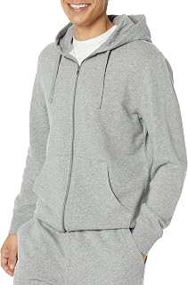 Amazon Essentials Men's Long-Sleeve French Terry Full-Zip Hoodie (Available in Big & Tall)