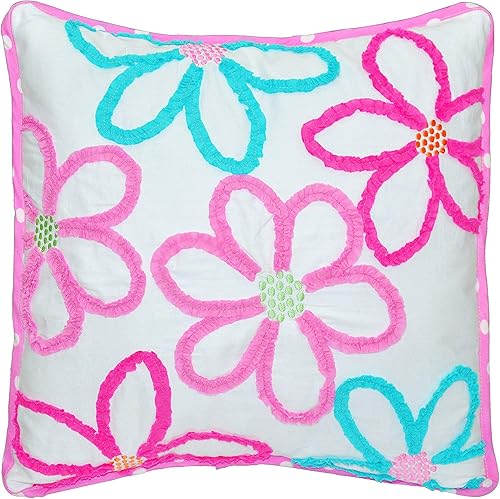 Miniatura 2 de Cozy Line Home Fashions Pink Mariah - Juego de ropa de cama reversible con lunares florales para niñas (individual - 3 piezas, 1 edredón + 1 funda +