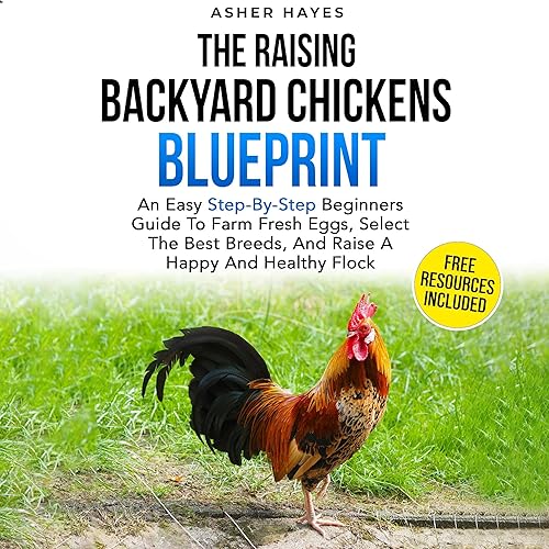 The Raising Backyard Chickens Blueprint: An Easy Step-by-Step Beginners Guide to Farm Fresh Eggs, Select the Best Breeds, and Raise a Happy and Healthy Flock