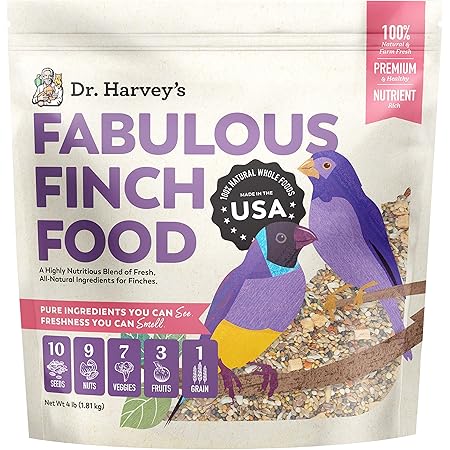 Dr. Harvey's Fabulous Finch Food, All Natural Food for Finches