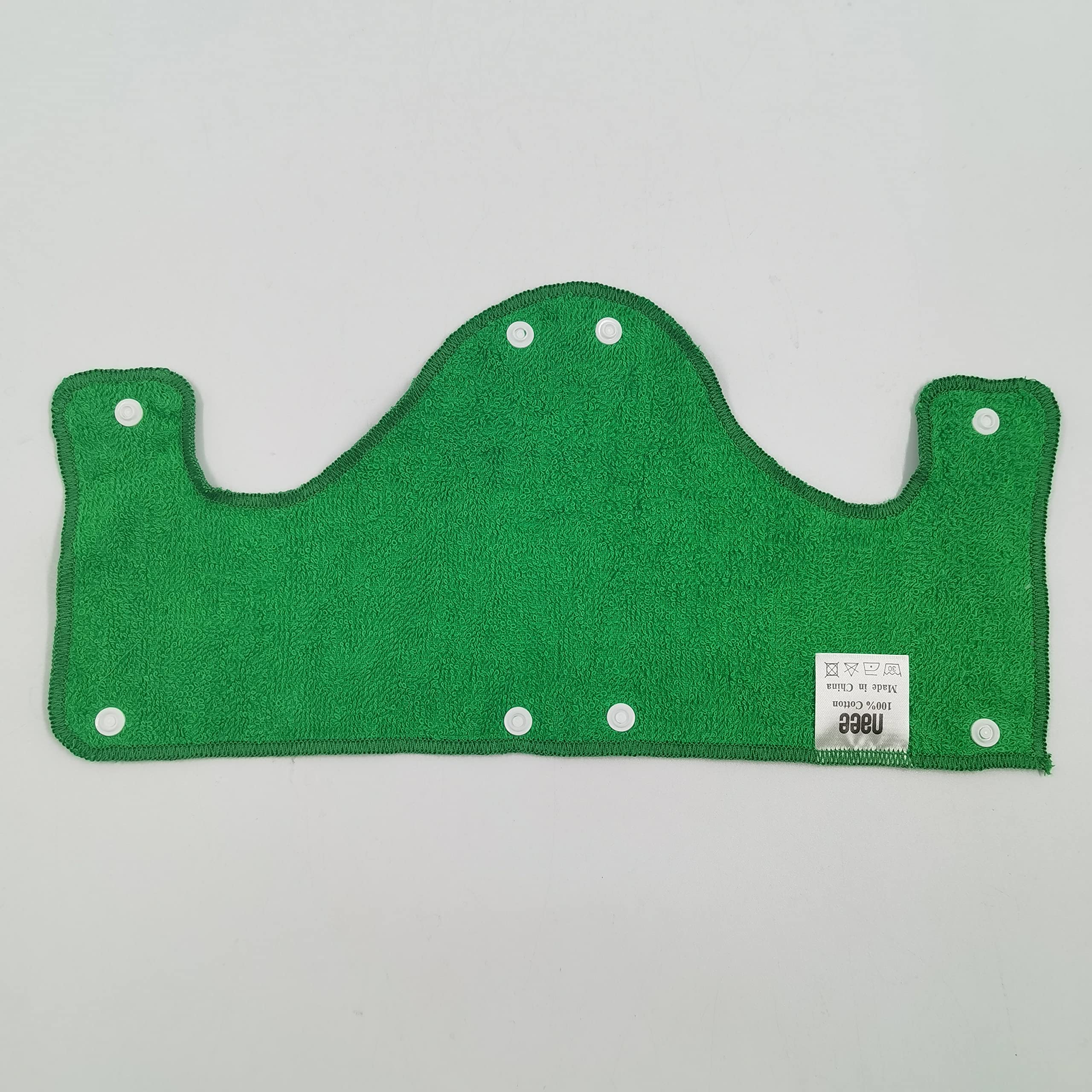 Big Green Hard Hat - Fascia per il sudore, riutilizzabile, lavabile, in spugna di cotone, con chiusura a scatto, 9 pezzi per confezione