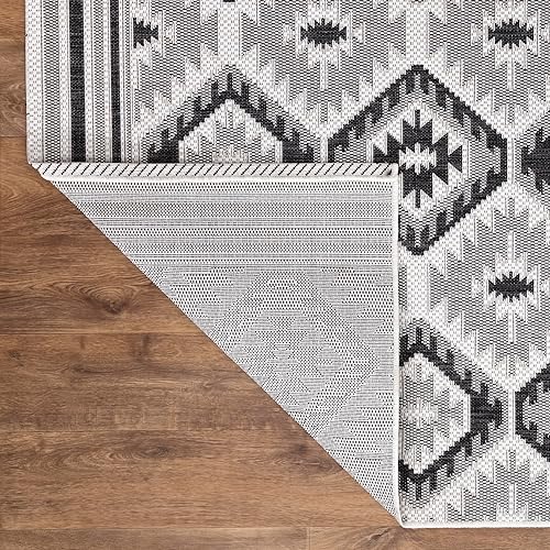 Miniatura 9 de Keen Home Design Alfombra de exterior lavable de 6 x 9 pies para interiores y exteriores, para patio, balcón, cocina, jardín, playa, terraza y