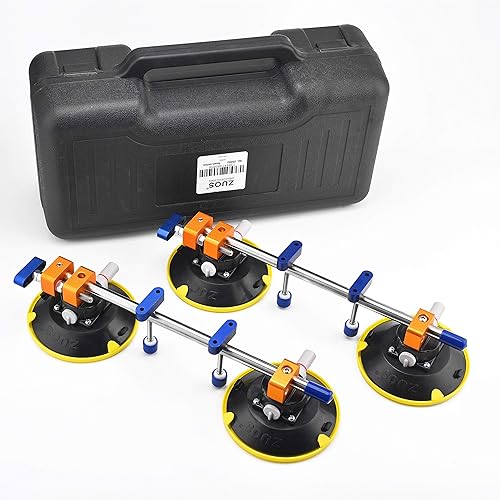 Miniatura 1 de ZUOS Un par de fijadores de costuras de 6 pulgadas para unión y nivelación de costurasinstalación profesional de encimera. Diseño más pequeño y