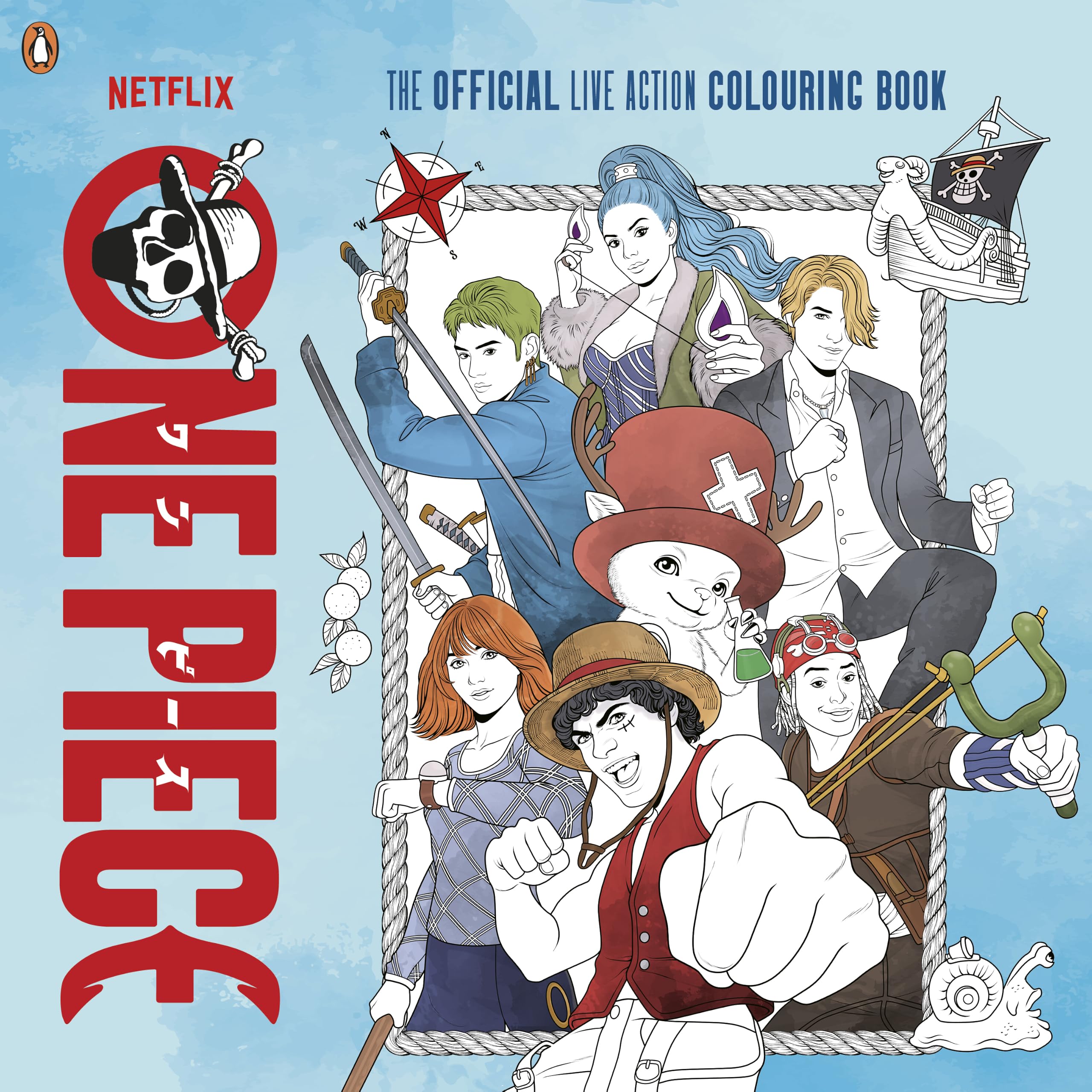 One Piece: The Official Live Action Colouring Book
