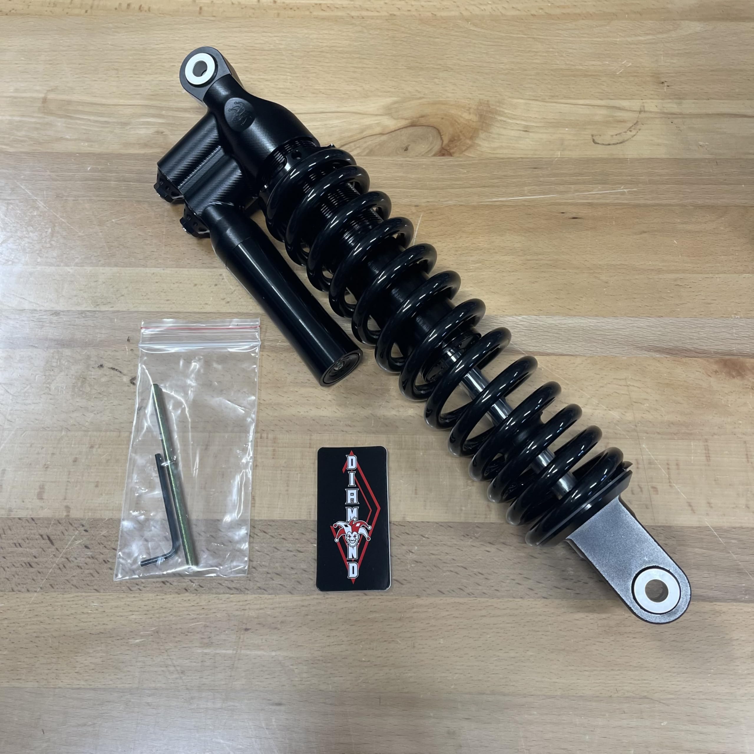 DIAMOND+ REAR 400mm Adjustable Machined Shock - YFZ 450, Raptor 700R, 660R (for Yamaha)
