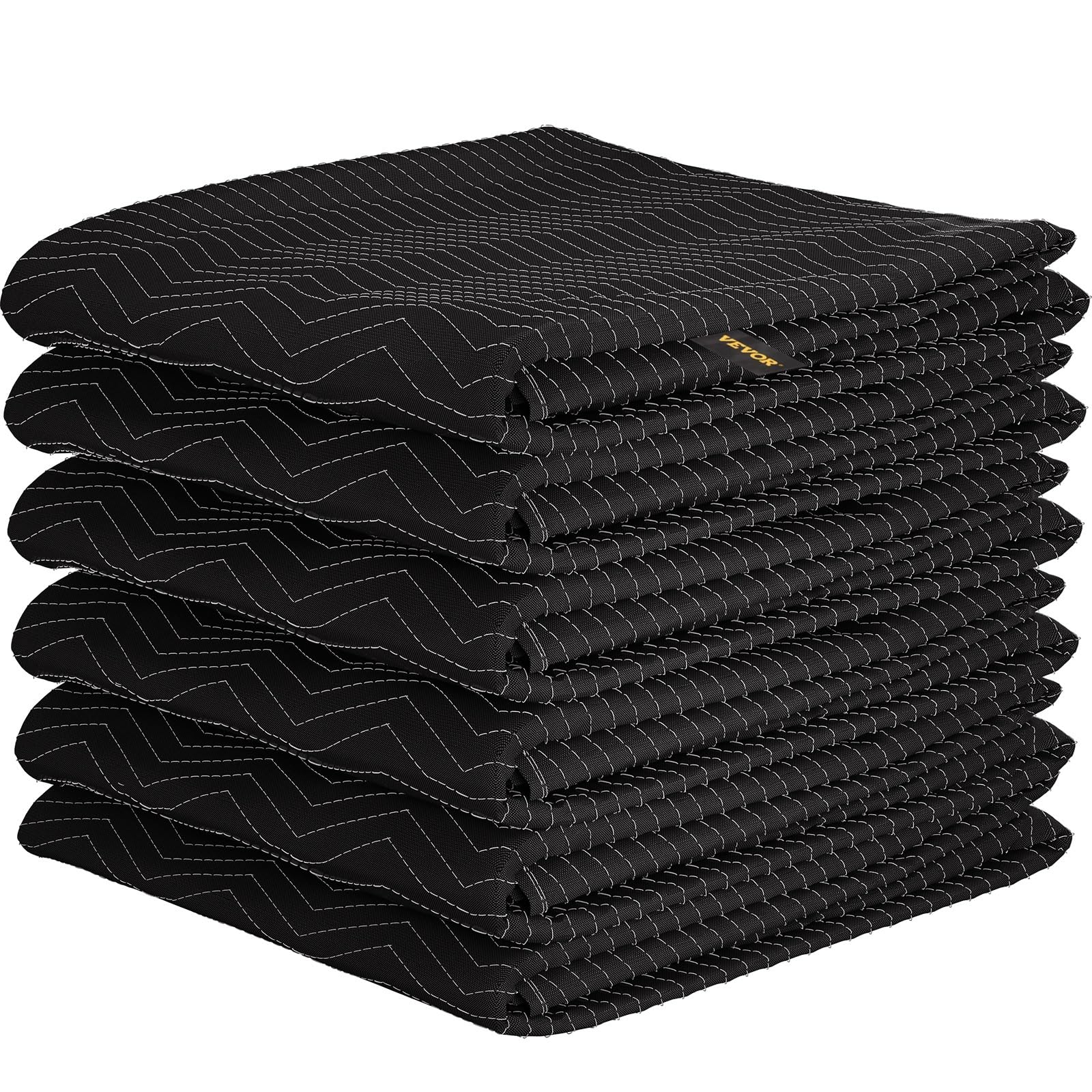 Moving Blankets 4/6 Packs Professional Packing Blanket Heavy Duty Mover Pads for Protecting Furniture Appliance(6 Pcs)