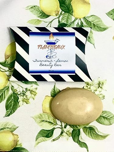 Miniatura 3 de Flambeaux Bath & Beauty - Jabón hecho a mano  Cúrcuma + limón  Jabón de leche de cabra  Reduce las cicatrices del acné  Hiperpigmentación