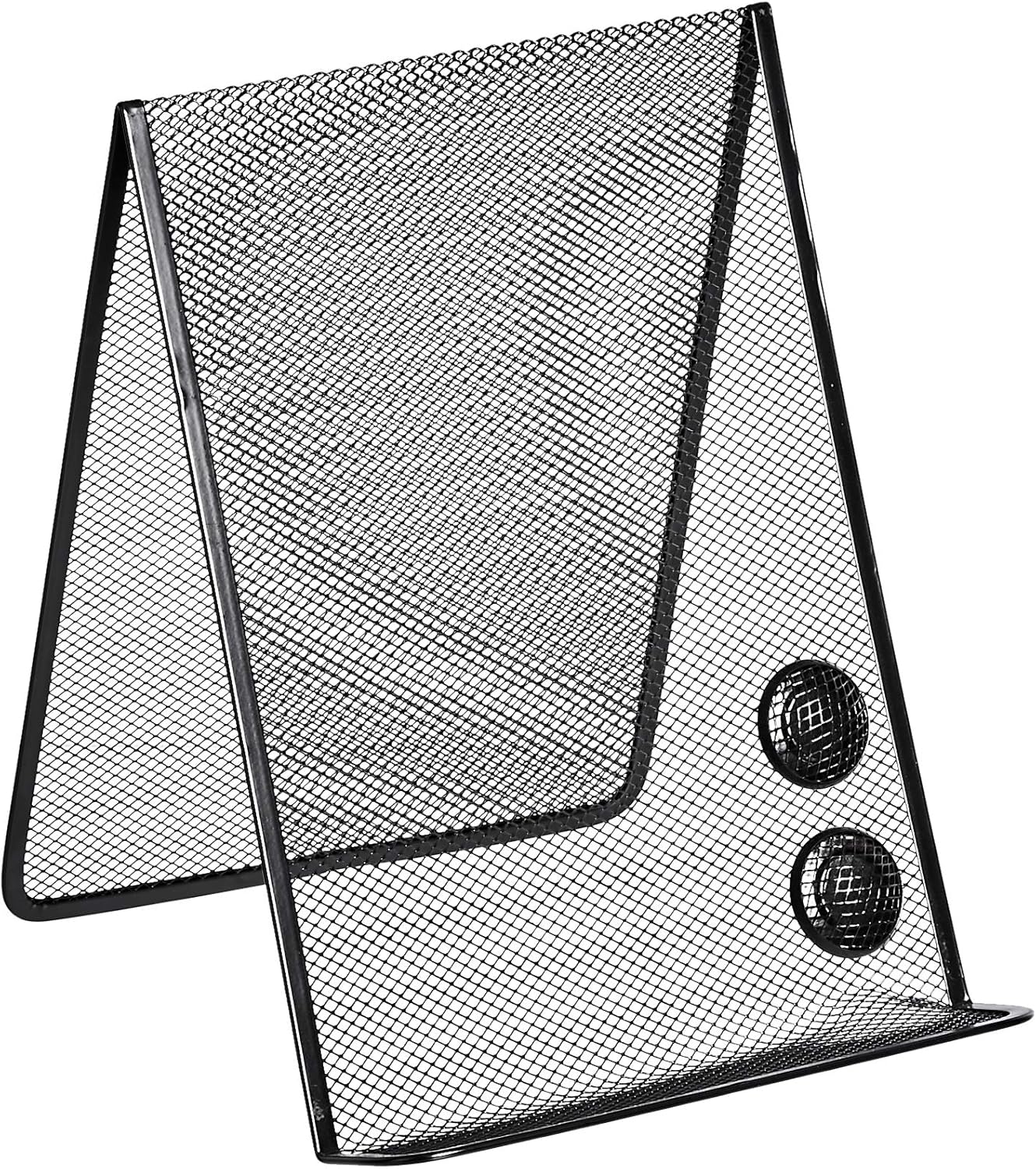 Amazon Basics LetterSize Mesh Nesting Document Holder, Black, 2Pack