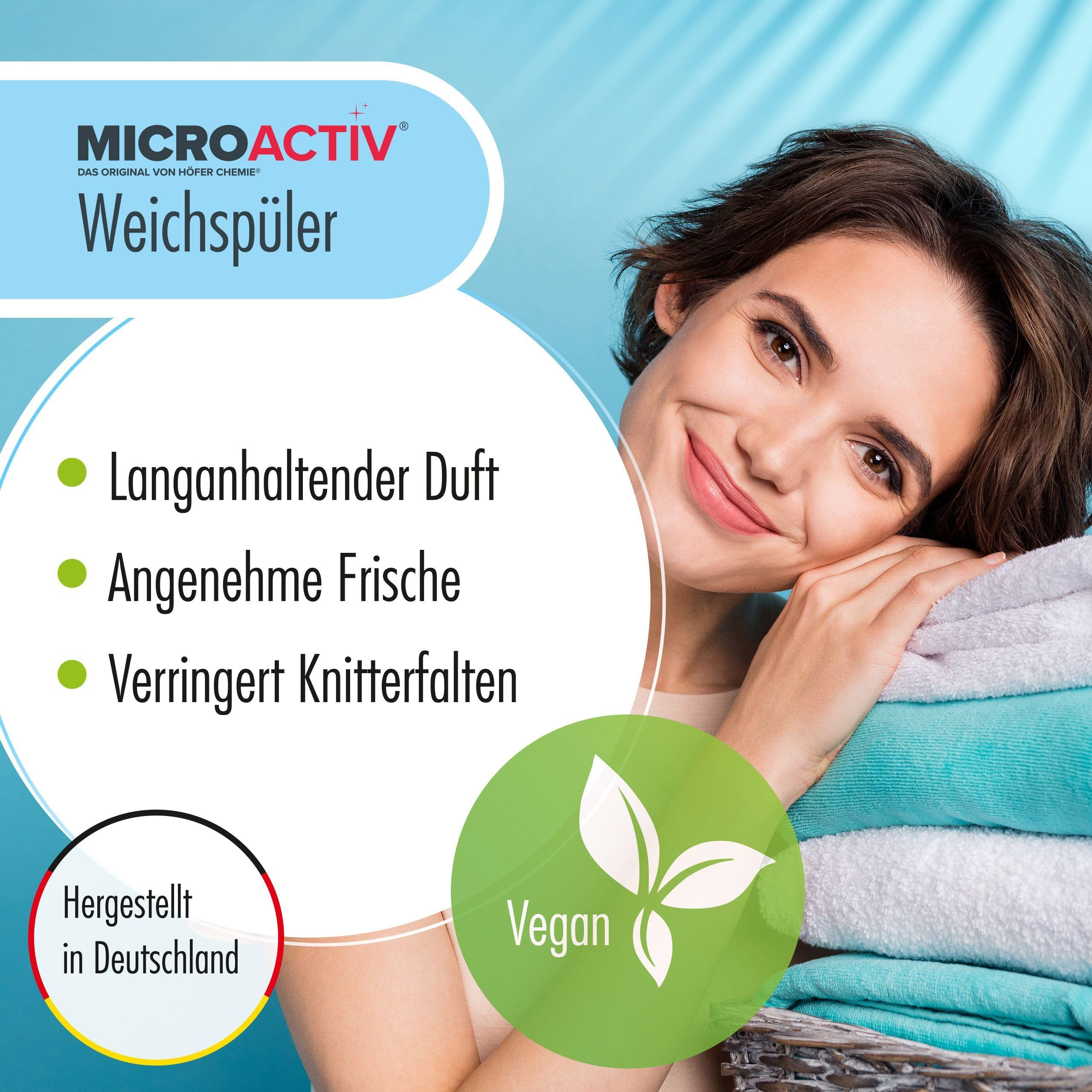 10 L Weichspüler Konzentrat CLASSIC BLUE Frischeduft von Höfer Chemie