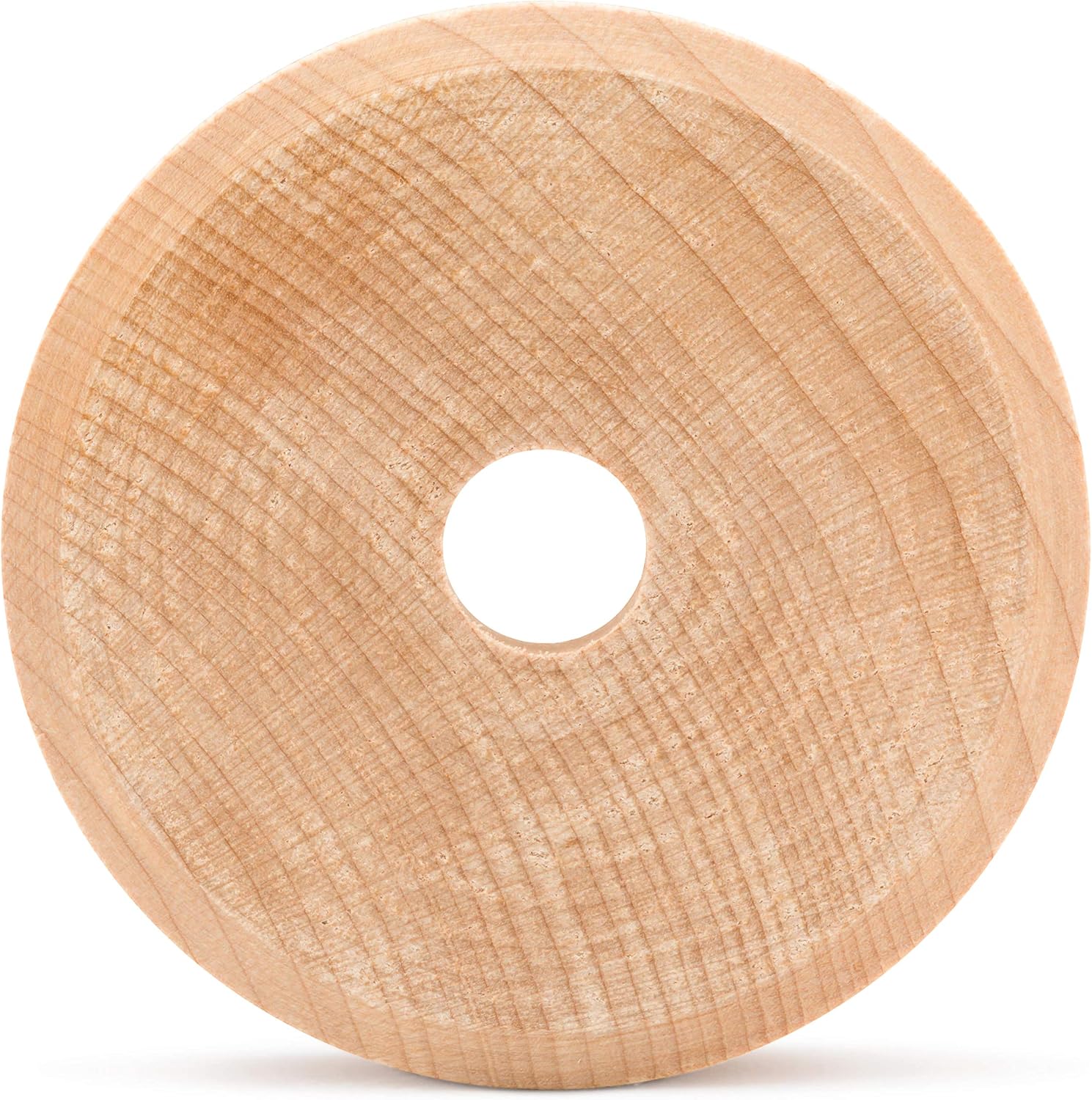 Mini Wood Wheels Treaded Style, 2-3/4 Inch Diameter, Pack of 12, for Crafts and DIY Car Models, by Woodpeckers