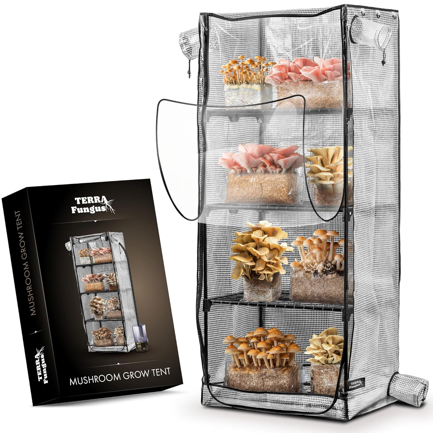 Mushroom Grow Tent Martha Tent for Mushroom Growing kit Small Greenhouse for Indoor Mini Greenhouse Indoor Mushroom Fruiting