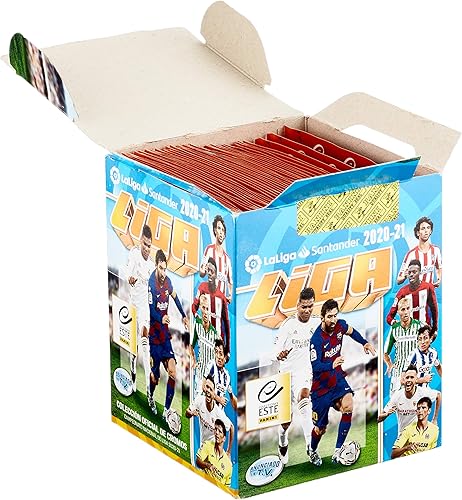 Miniatura 3 de Caja de calcomanías Panini La Liga 2020-21 (50 paquetes por caja) (6 calcomanías por paquete)