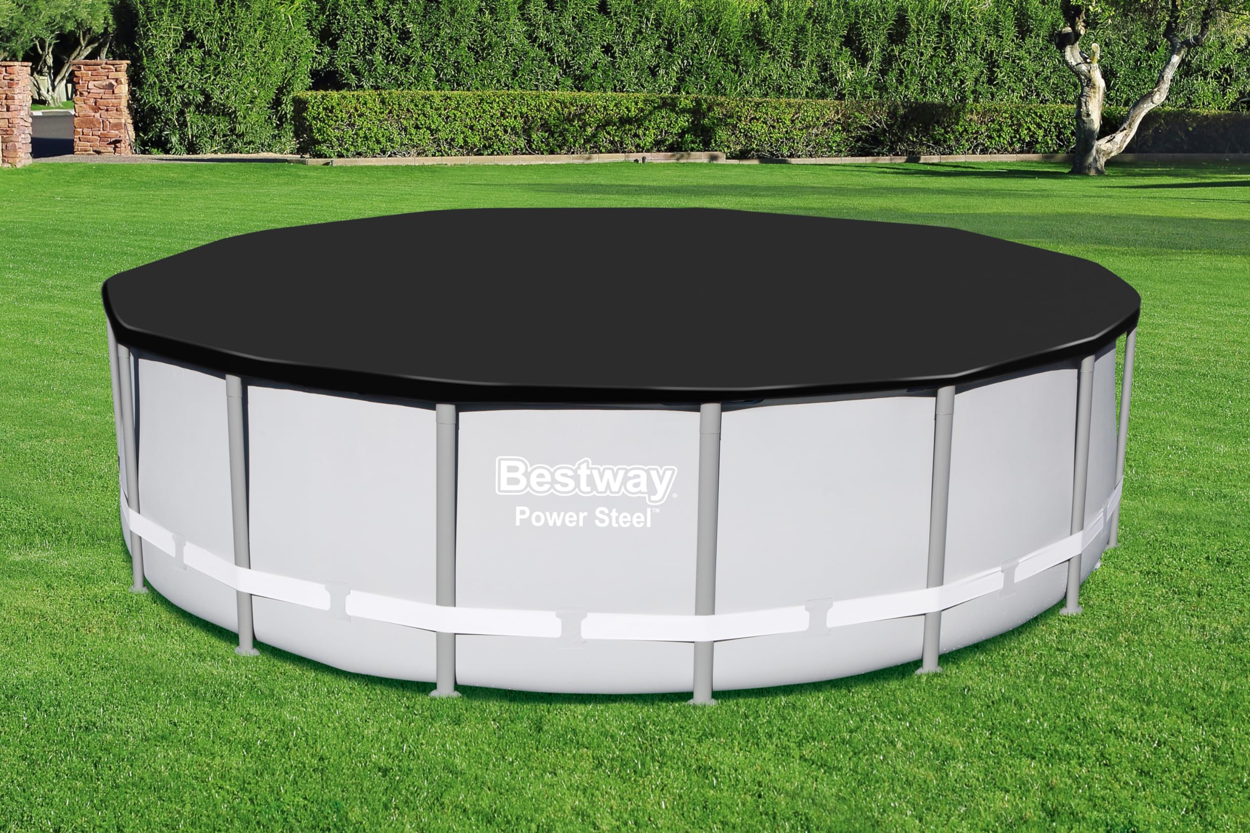 Bâche 4 Saisons 493 cm pour Piscine Hors Sol Ronde diamètre 460 cm ou 488 cm