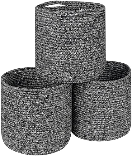 Miniatura 8 de voten Cestas organizadoras de almacenamiento de 11 x 11 x 11 pulgadas, se ajustan a cubos de 12 x 12 pulgadas, estantes organizadores