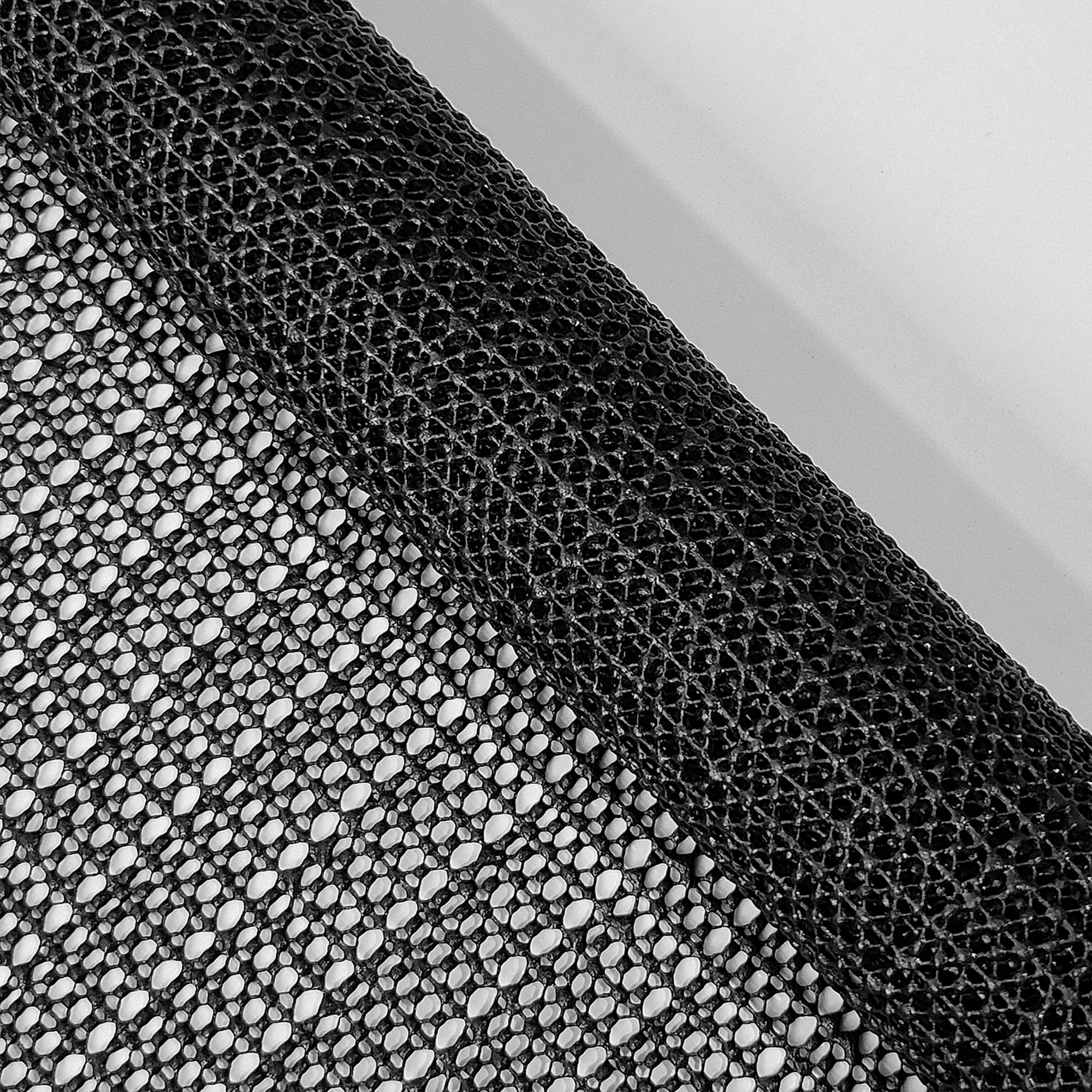 Tapis Antidérapant Polyvalent 190 x 360 cm Anti Dérapant PVC Tapis Anti Dérapant Peut Être Coupé pour Tiroirs Étagères Plateau Ustensiles de Table, Noir