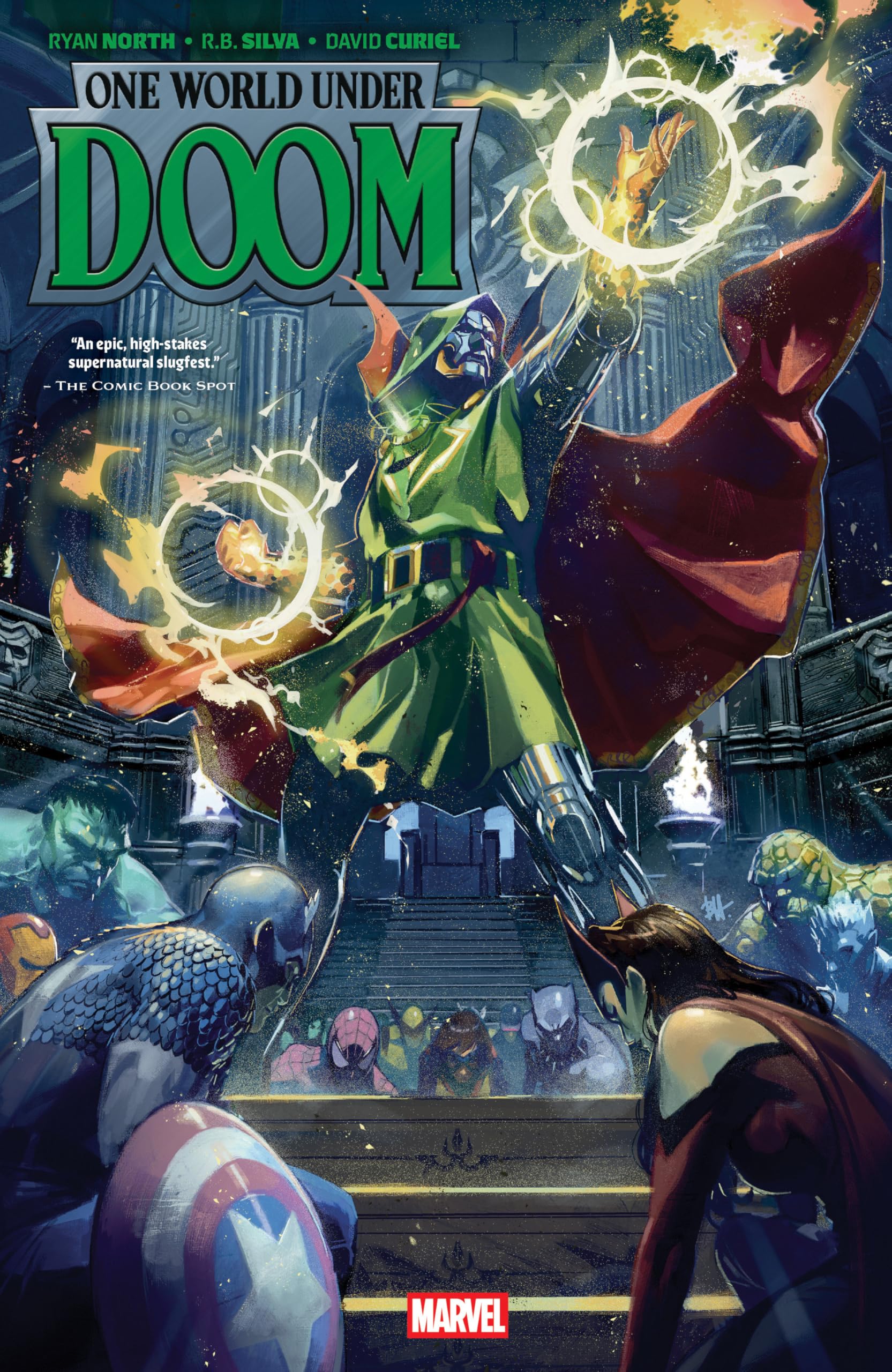 ONE WORLD UNDER DOOM GRAPHIC NOVEL New Paperback Collects 9 Part Series Marvel