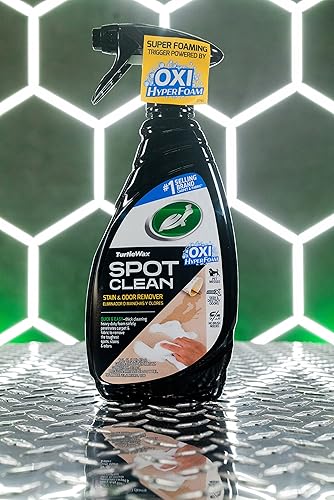 Miniatura 7 de Turtle Wax 53839 removedor de manchas y olores limpiador en aerosol de espuma sin aerosol para alfombras telas y superficies tapizadas elimina