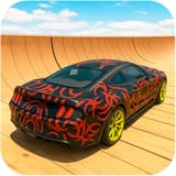 ３D カー スタント: ジャンピング と レース ゲーム - メガランプで楽しむエクストリームなカースタント！無料の車ジャンプ＆レーシングゲーム