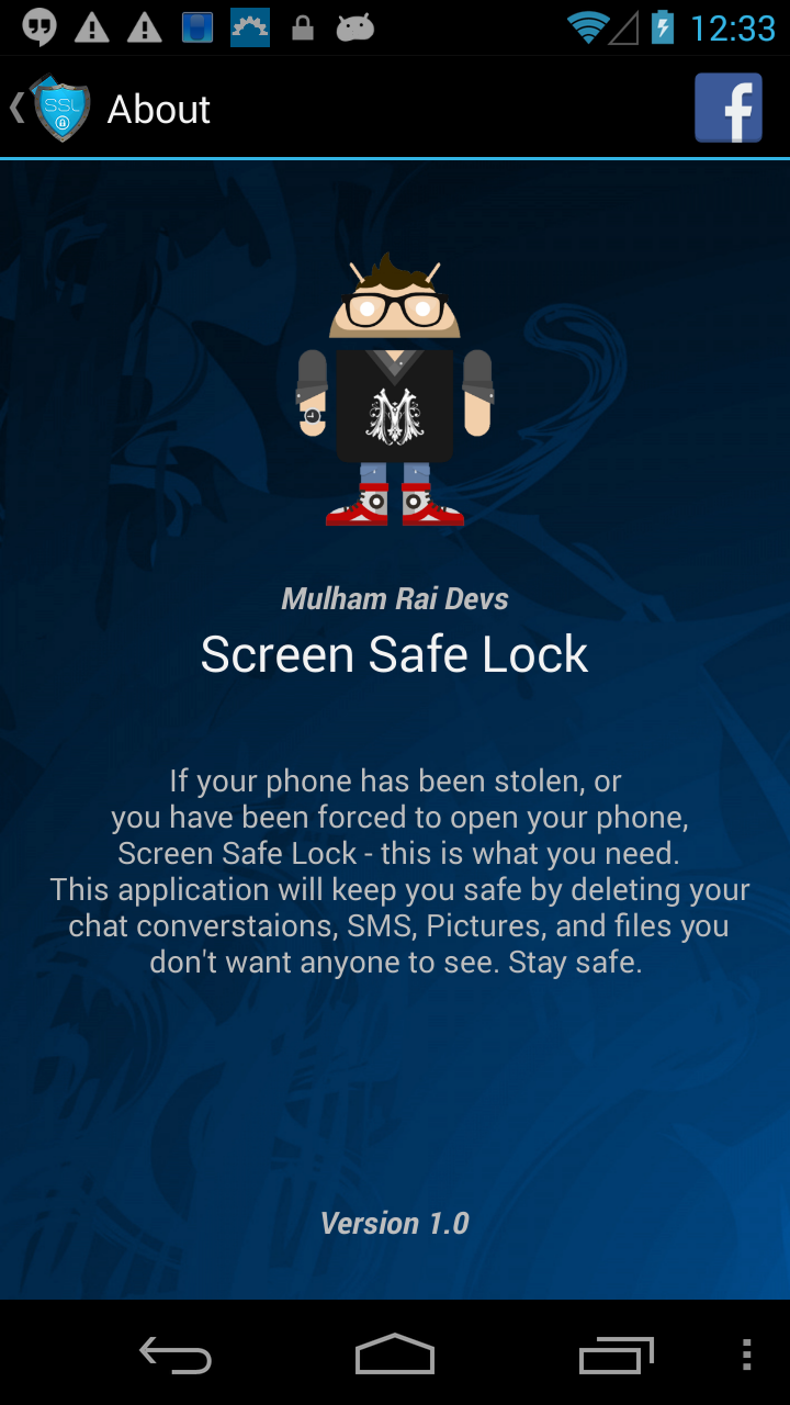 Screen Safe Lock App on Amazon Appstore