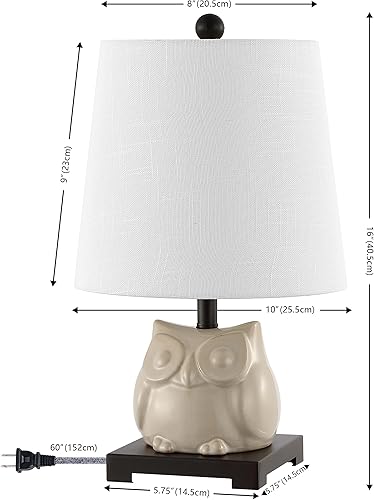 Miniatura 9 de JONATHAN Y JYL3014A-SET2 Justina - Mini lámpara de mesa de cerámica de 16 pulgadas (juego de 2) casa de campo, transicional para dormitorio, sala de