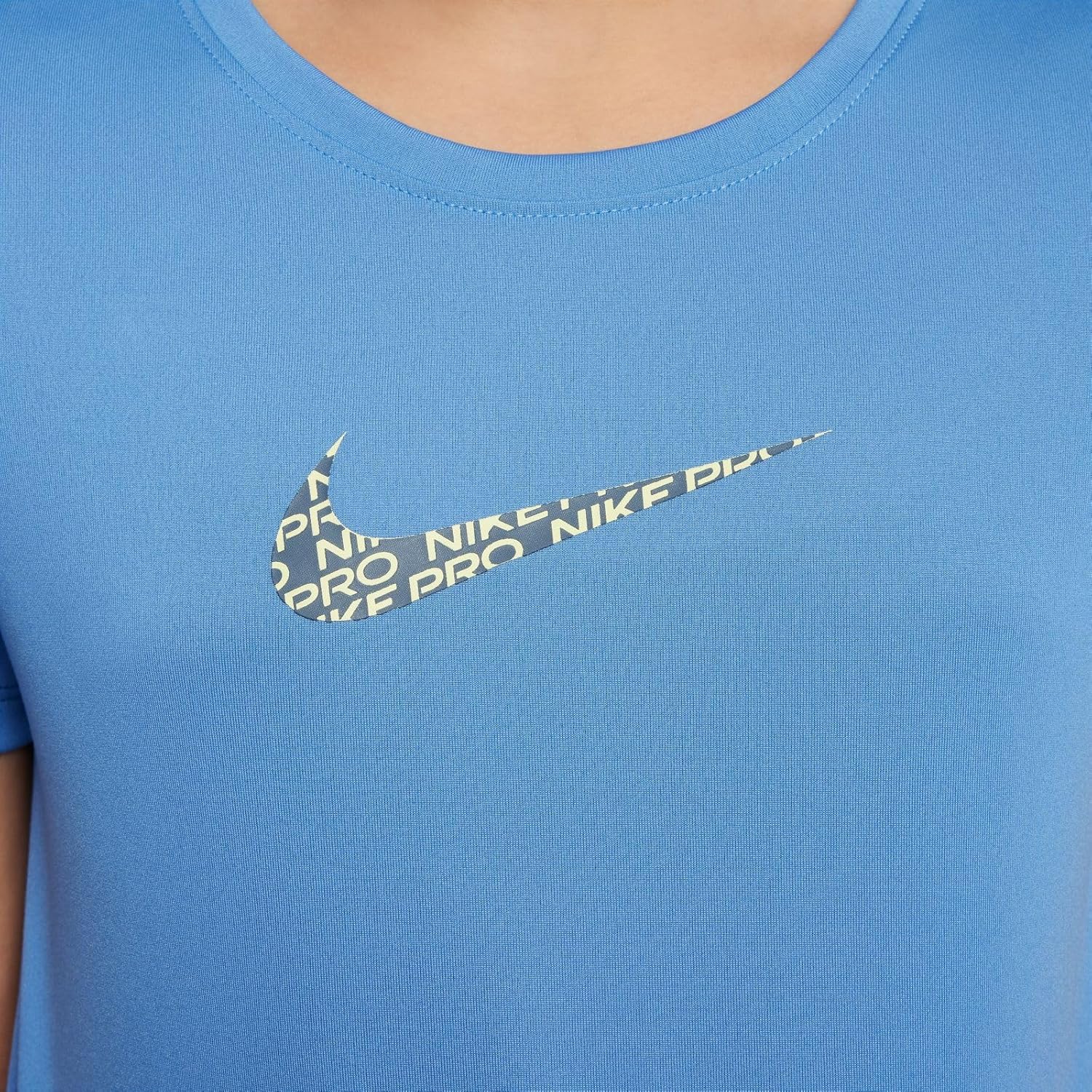 Nike One Classic Big Kids' (Girls') Dri-FIT Top (Blue Beyond, HJ2855-489)