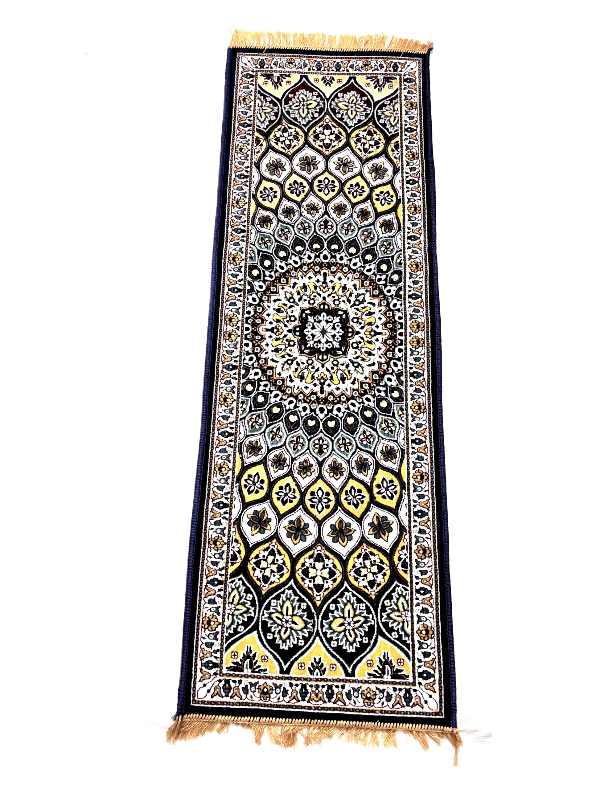 UNISON CARPETS Silk Runner Elegance Collection - Persian Inspired Design, 7 mm Thickness, Ideal for Living Room & Bedroom, Available in 2ft x 6ft Size.