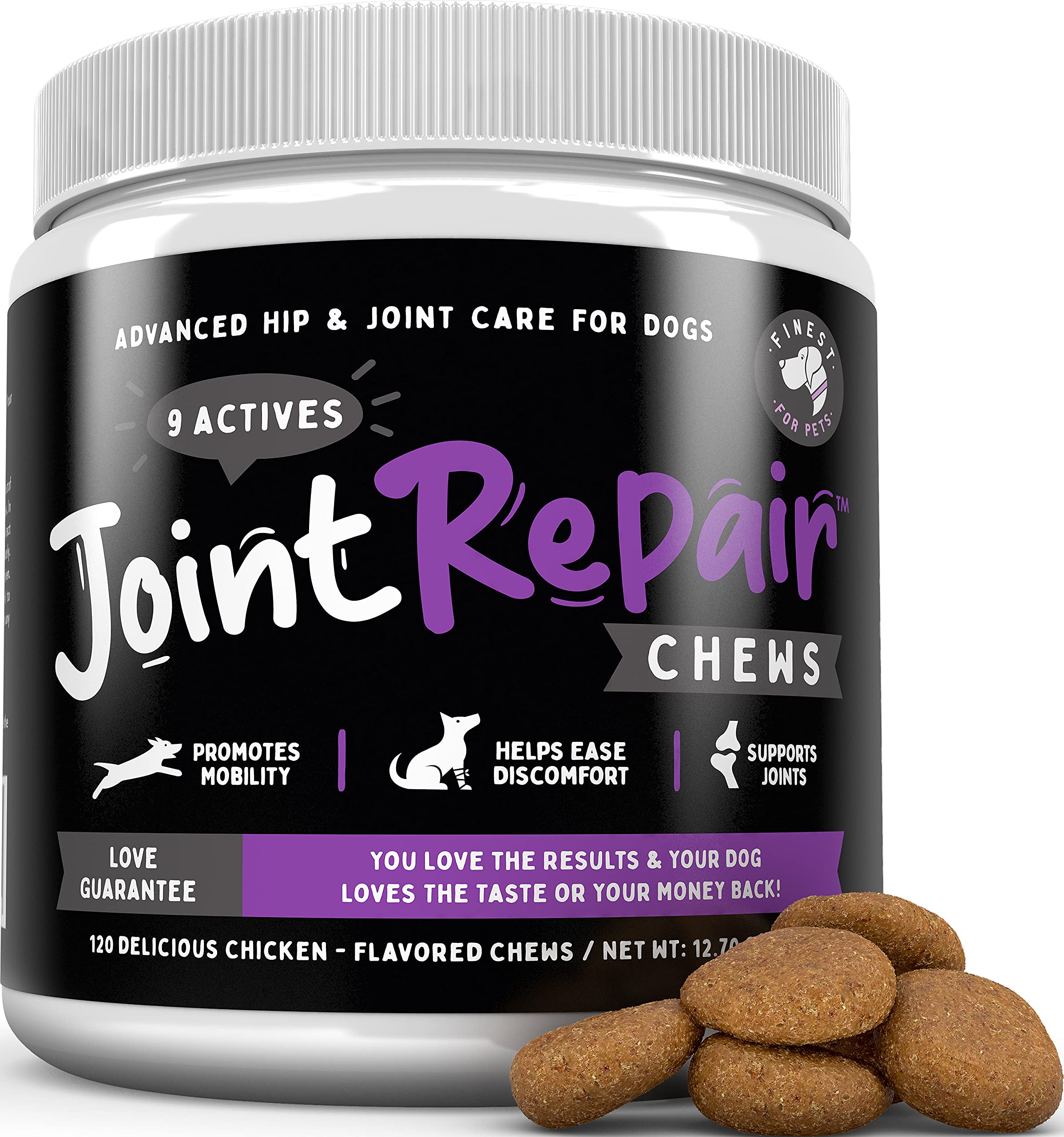 Joint Repair Advanced Hip & Joint Supplement for All Dogs. Naturally