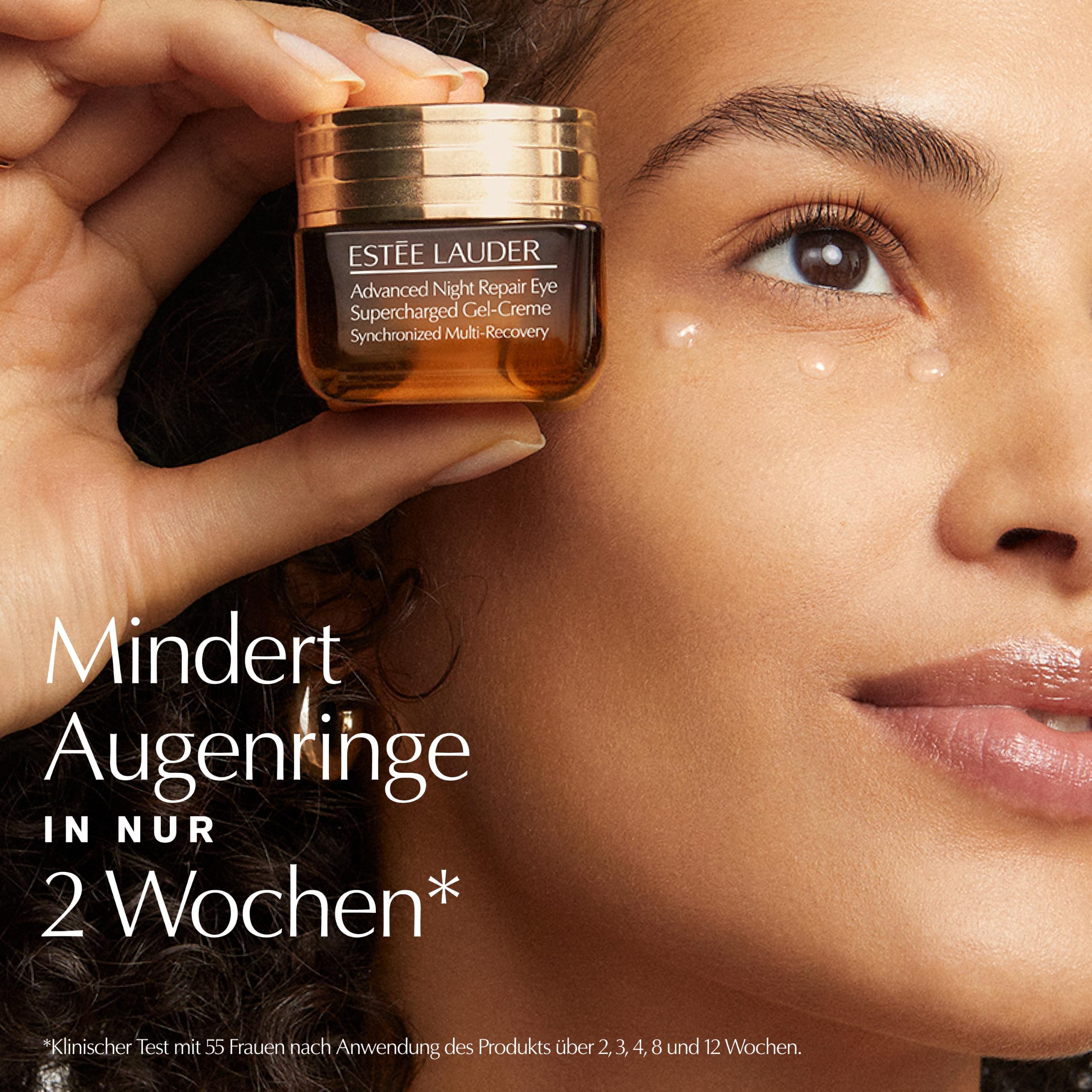 Estée Lauder Advanced Night Repair Eye Supercharged Gel-Cream | Augenpflege | Mildert sichtbar Augenringe & Falten | 100 Stunden Feuchtigkeit mit Hyaluronsäure, 15ml