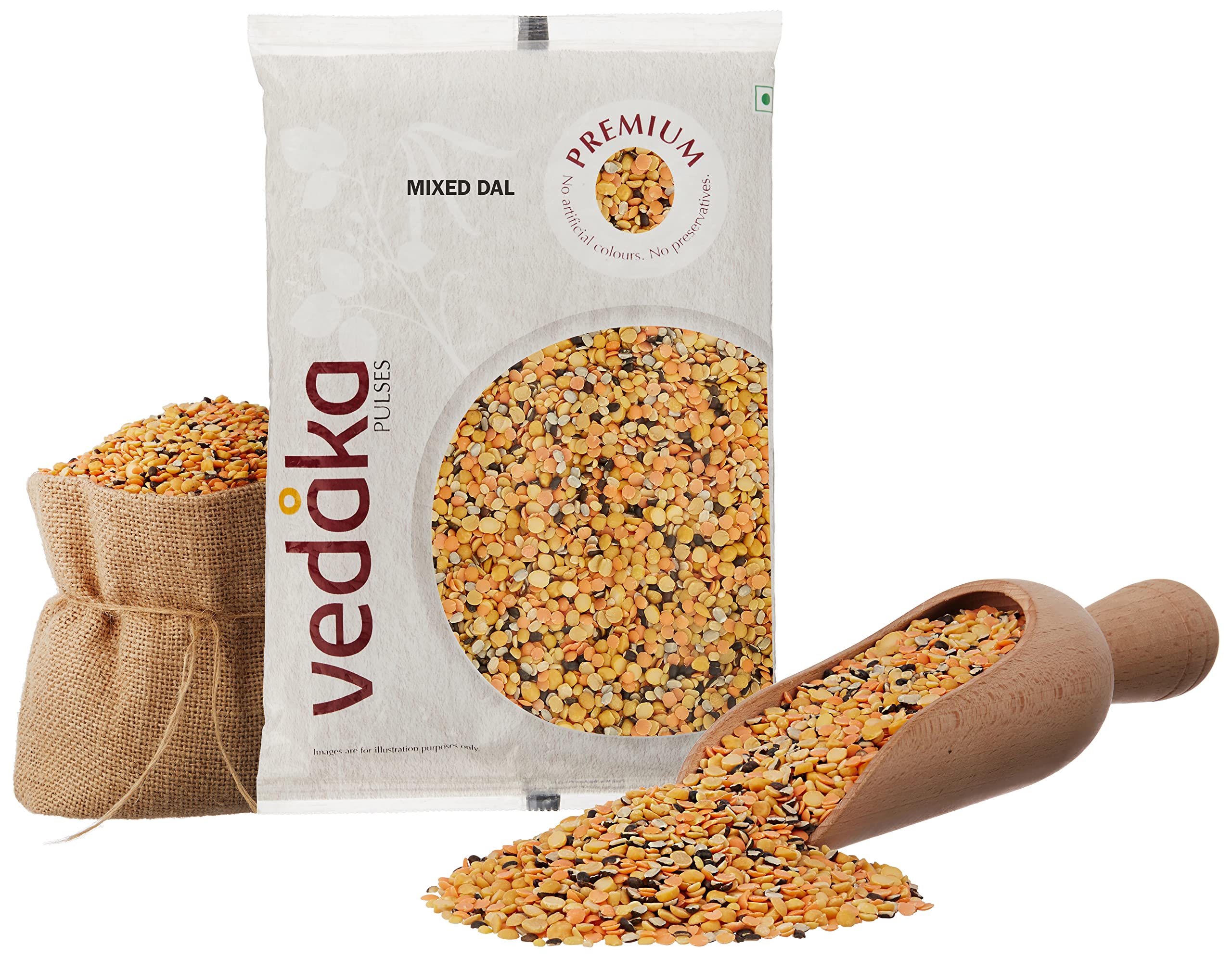 Amazon Brand - Vedaka Premium Mixed Dal, 500g