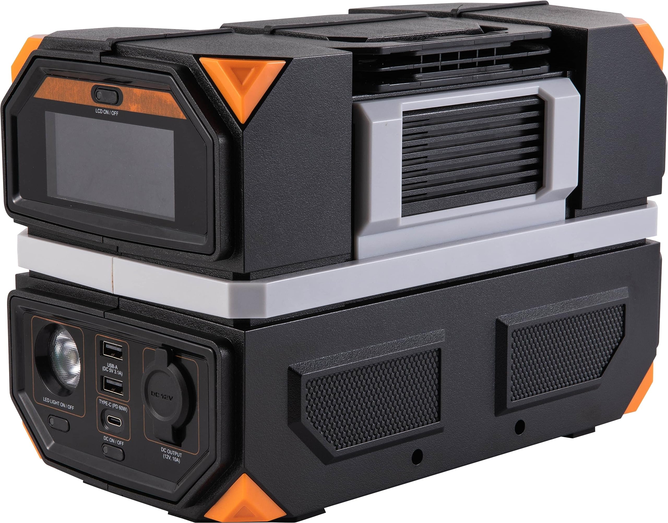 Centrale elettrica Technaxx da 300W con presa 230V, 3 porte USB, 12V per auto, capacità della batteria 315Wh per esterni, viaggi e campeggio –Onda sinusoidale pura, centrale elettrica portatile TX-201