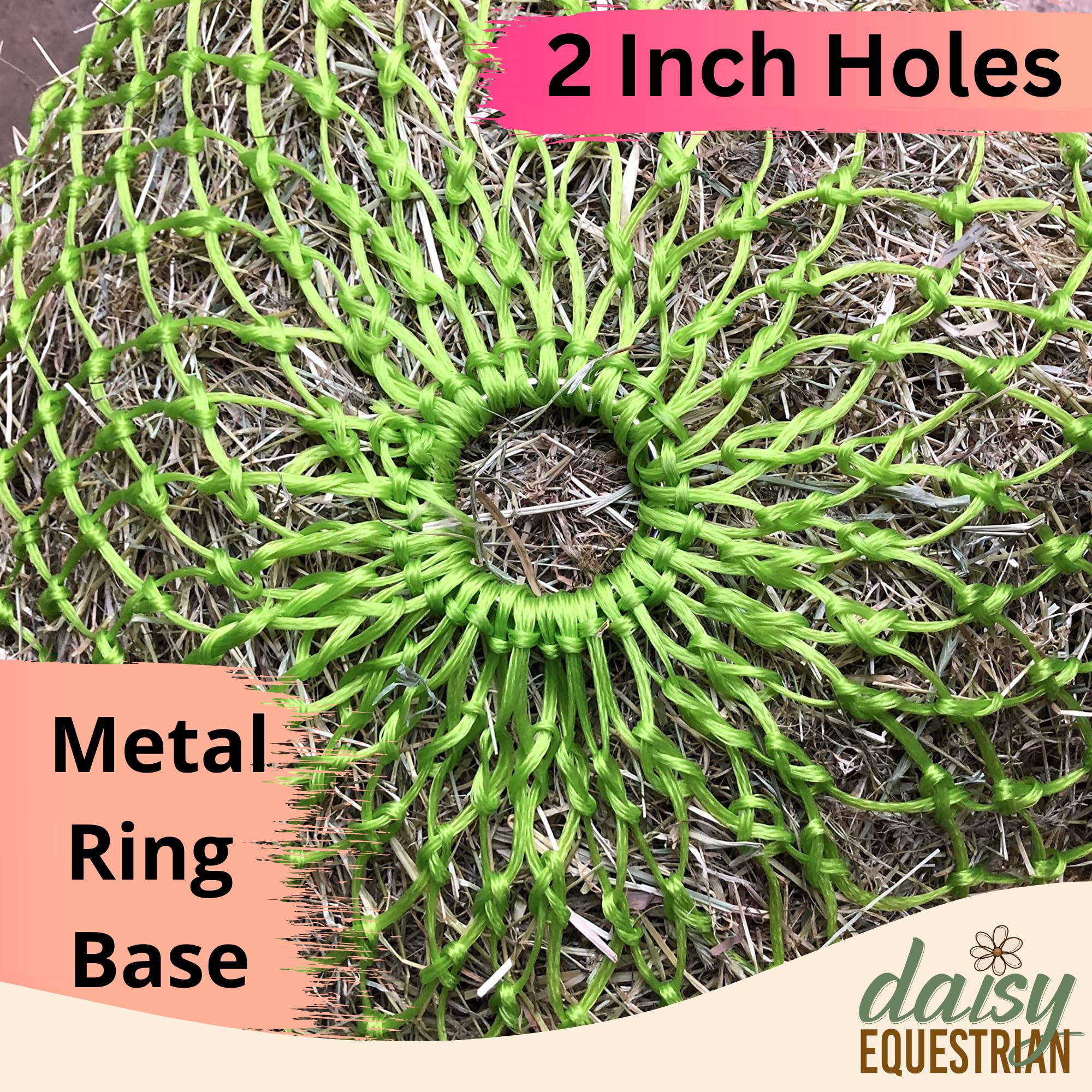2 Inch Hole Hay Net For Horses Multipack - Image 3
